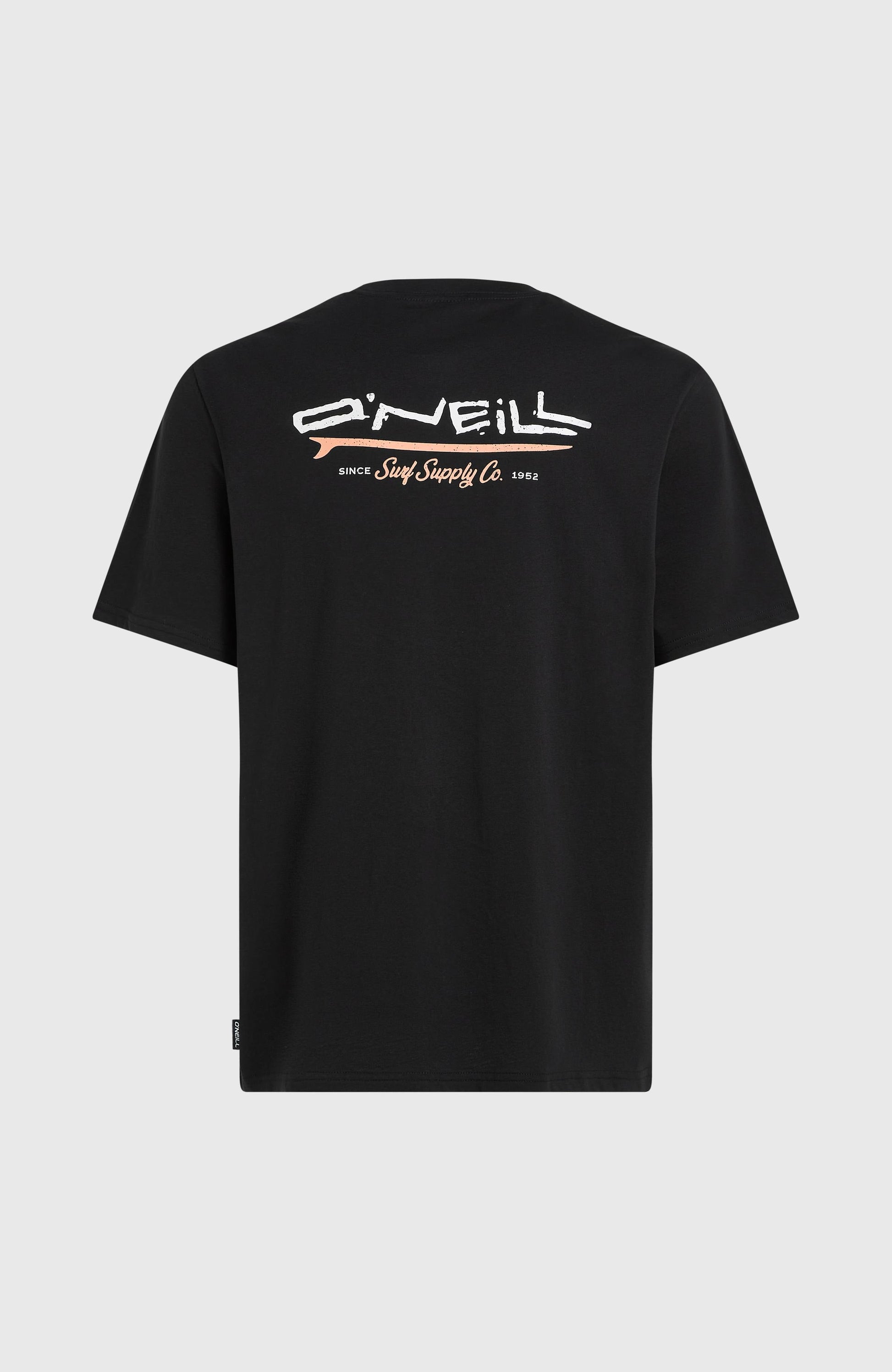 Retro Back Print T-Shirt Men - Black Out