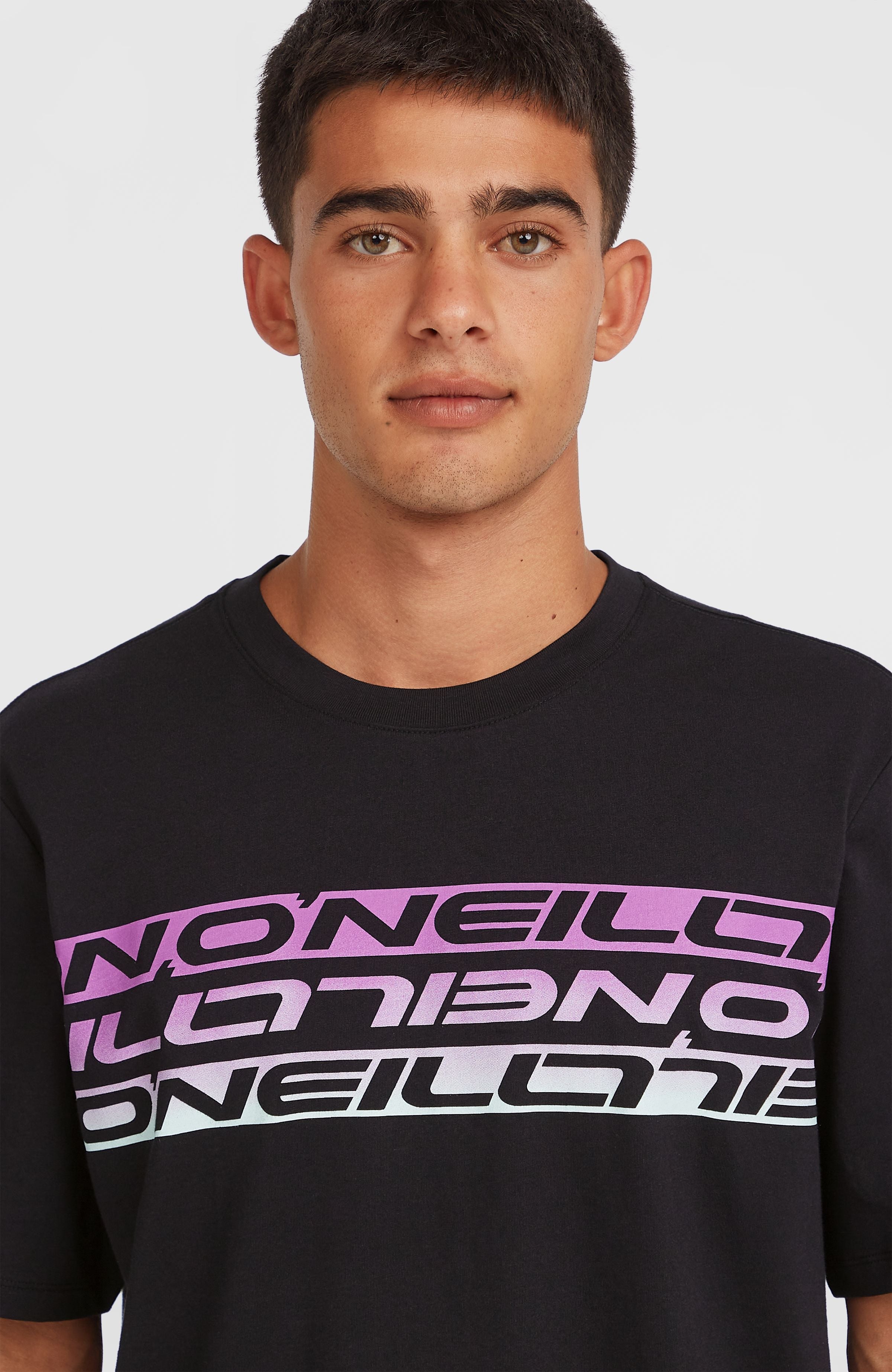 Stripe T-Shirt Men - Black Out