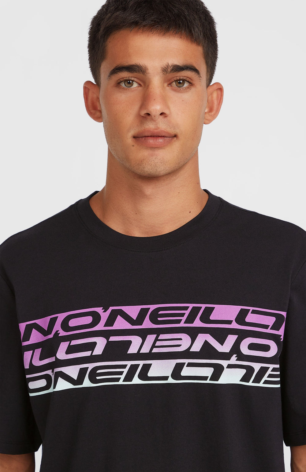 Stripe T-Shirt Men - Black Out
