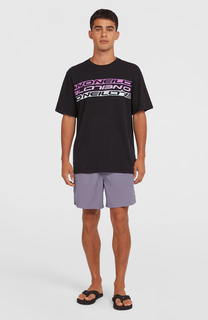 Stripe T-Shirt Men - Black Out