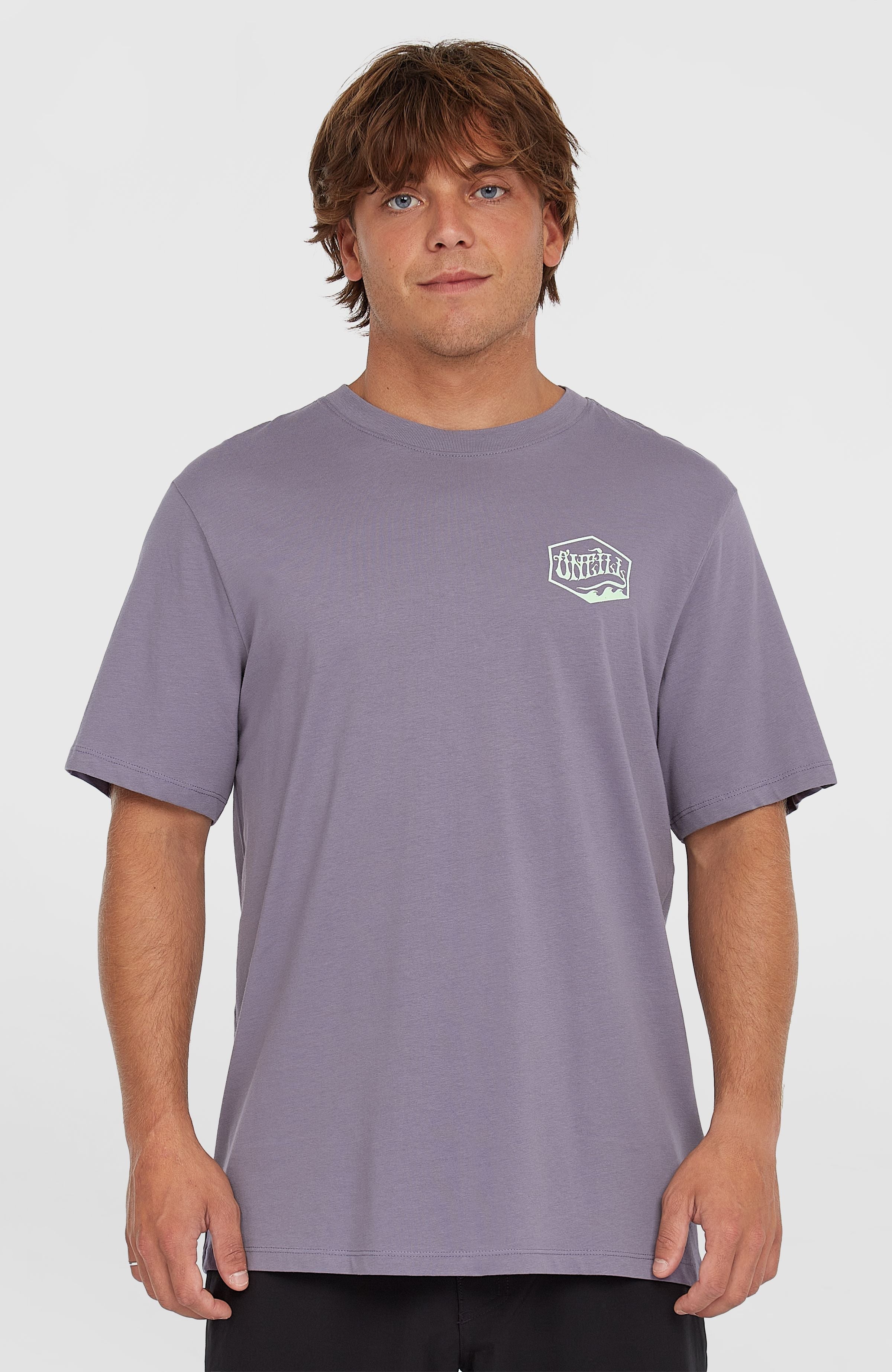 Box Logo T-Shirt Men - Storm