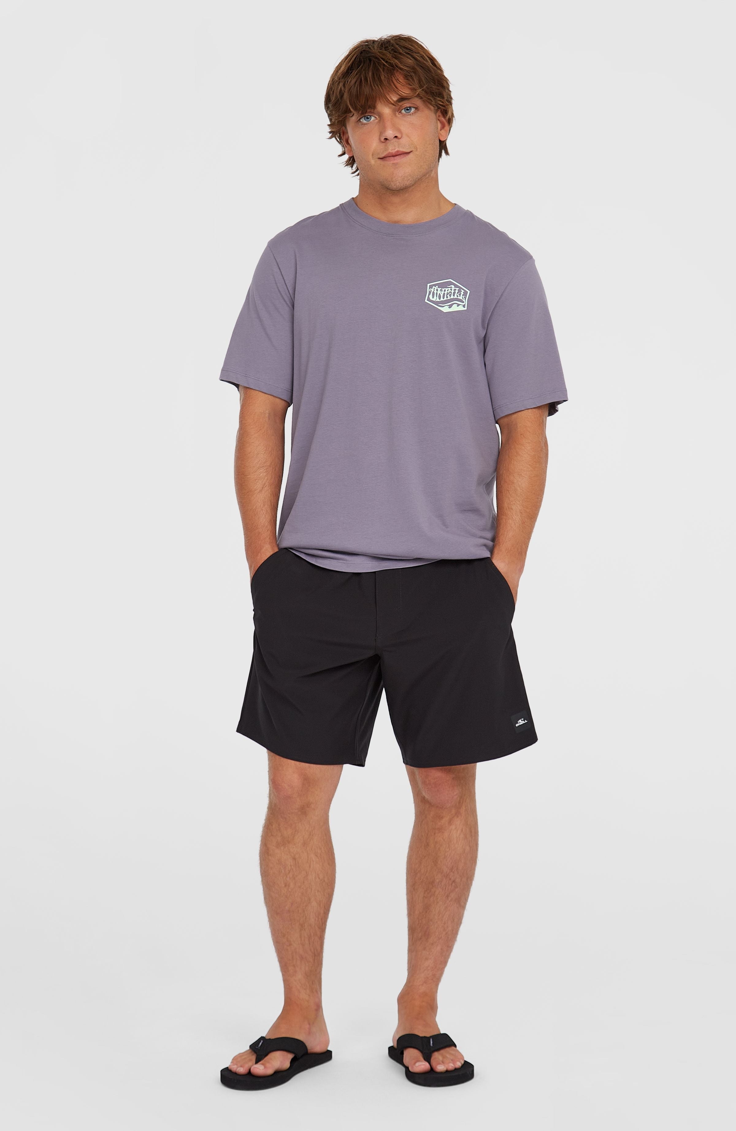 Box Logo T-Shirt Men - Storm