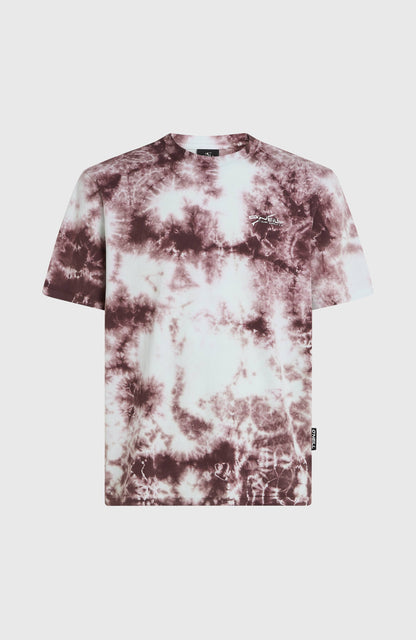 Tie Dye Graphic T-Shirt Men - Purple Tie Dye Print