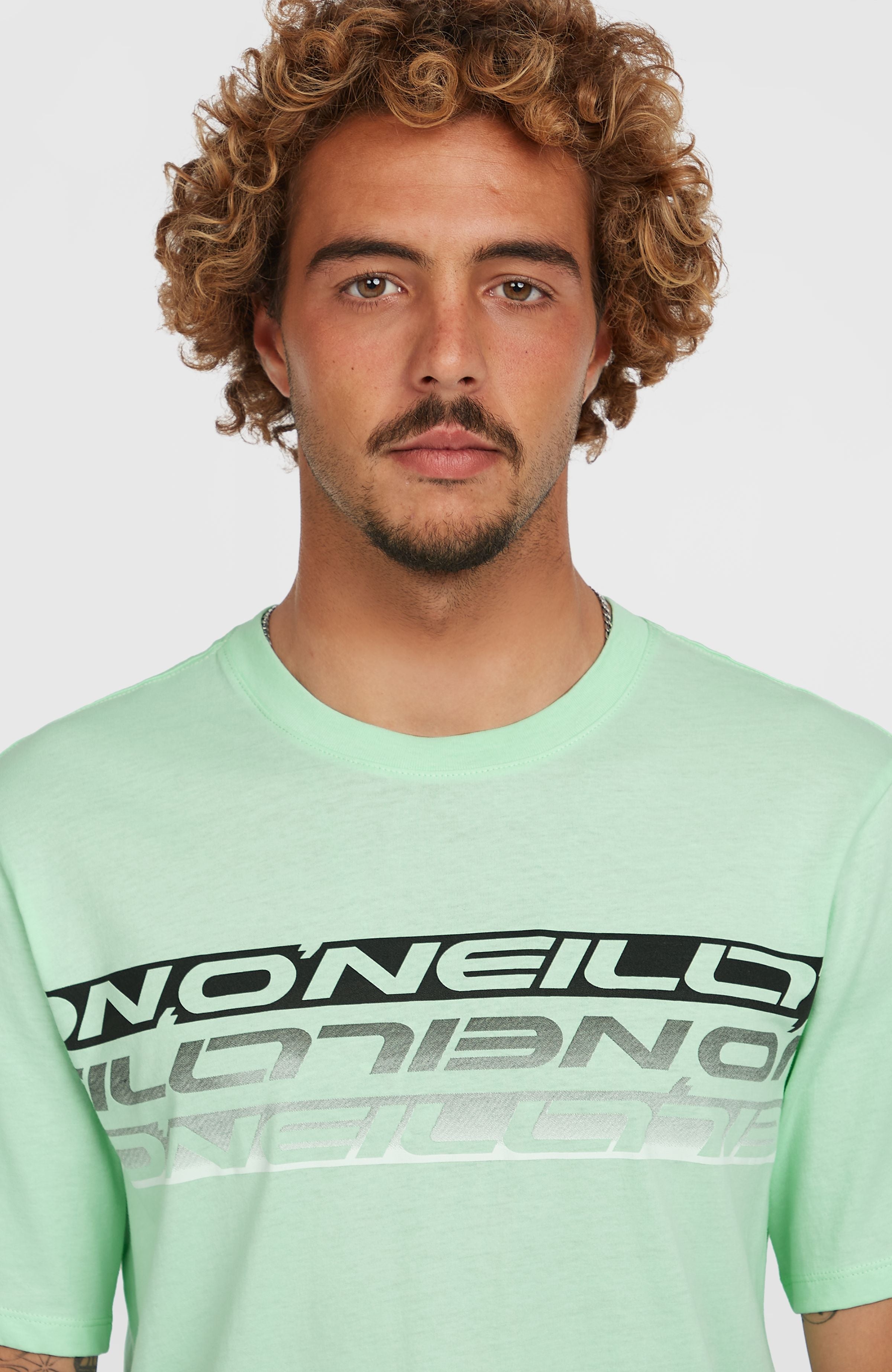 Stripe T-Shirt Men - Mildrew Mint
