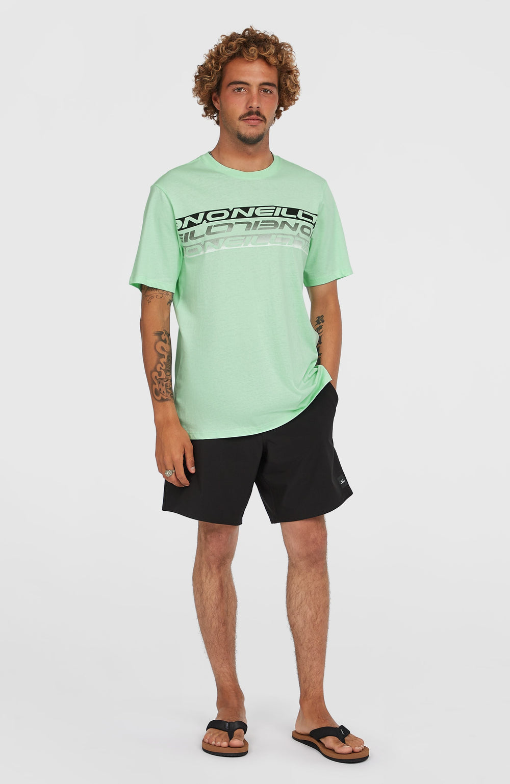 Stripe T-Shirt Men - Mildrew Mint