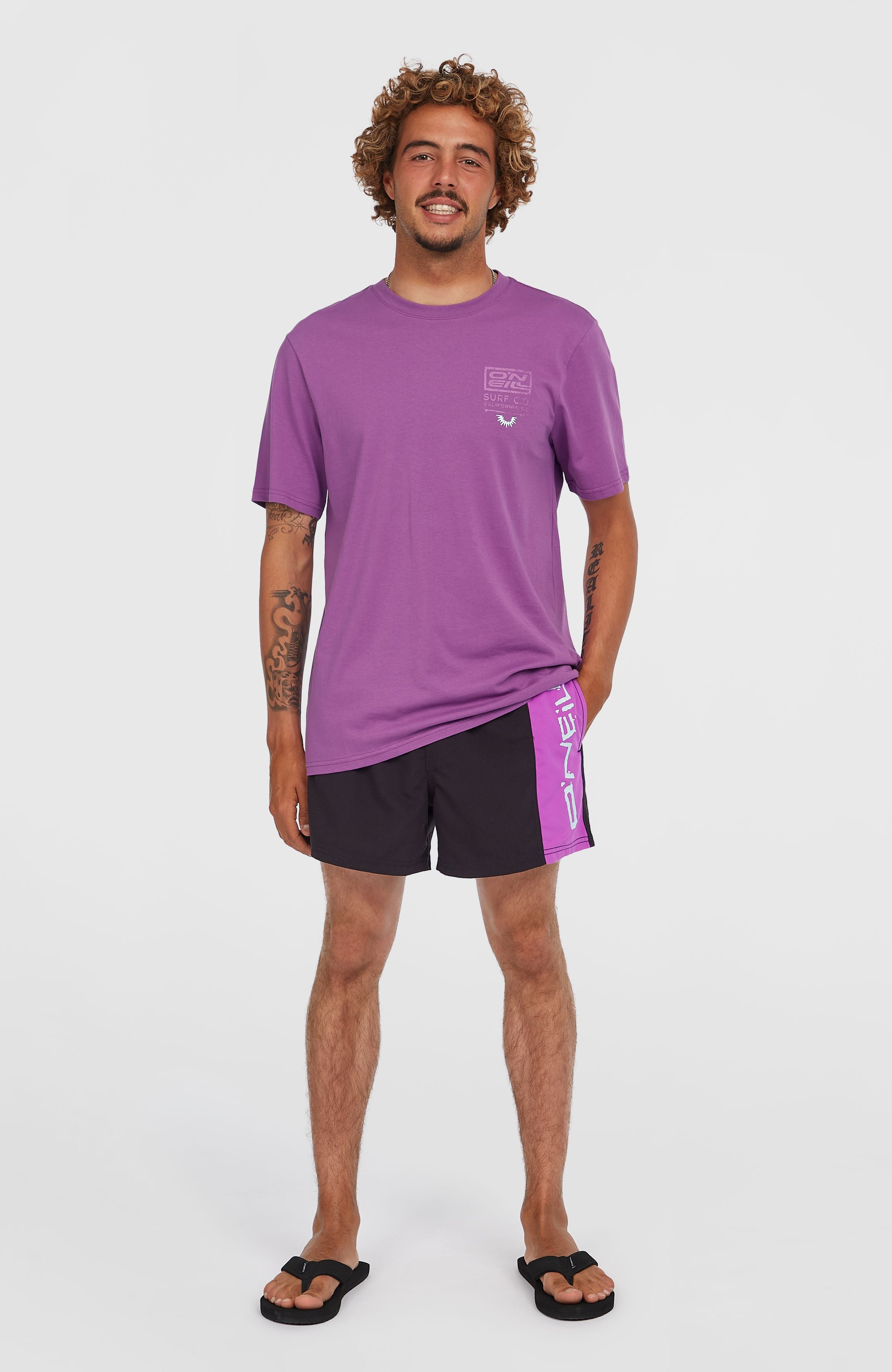 Retro Graphic T-Shirt Men - Sweet Grape