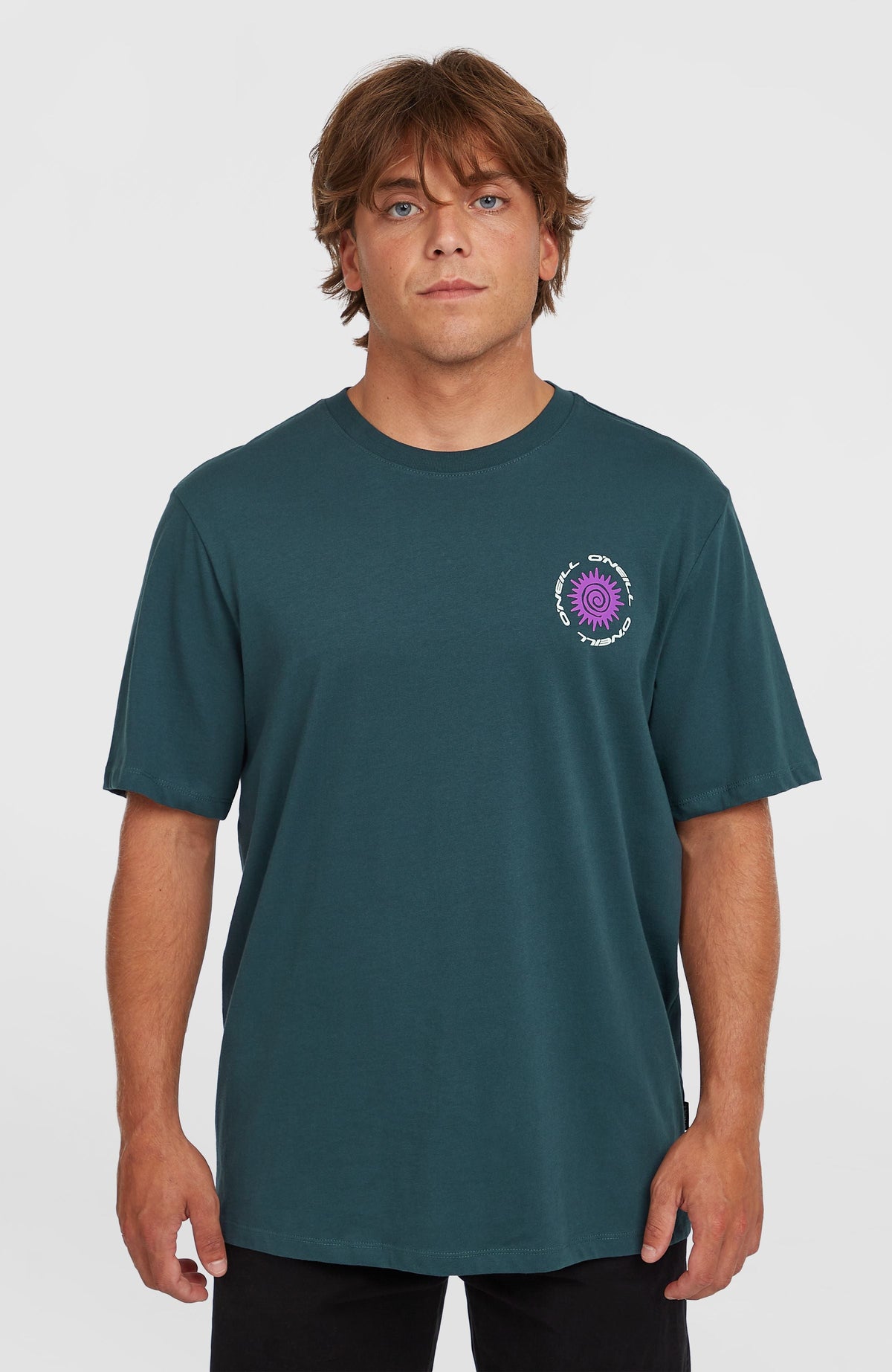 Chest Print T-Shirt Men - Alma Steel