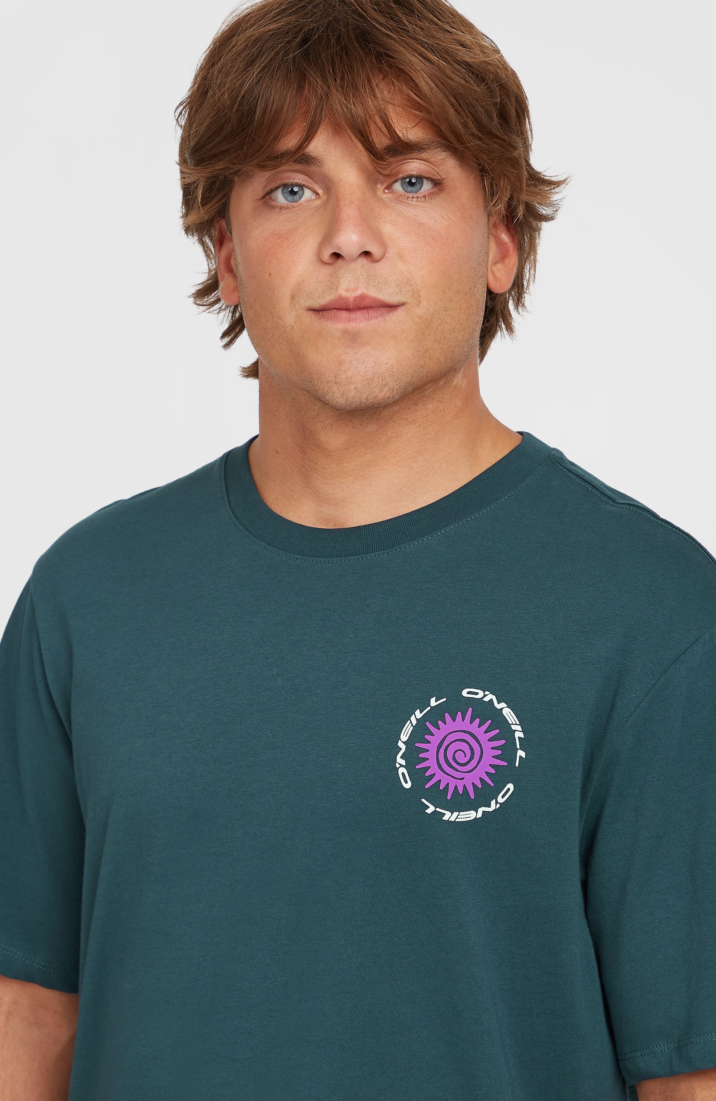 Chest Print T-Shirt Men - Alma Steel