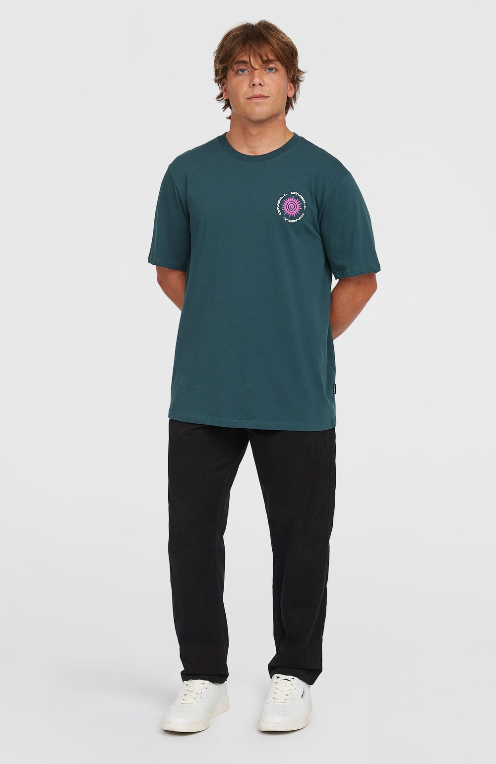 Chest Print T-Shirt Men - Alma Steel
