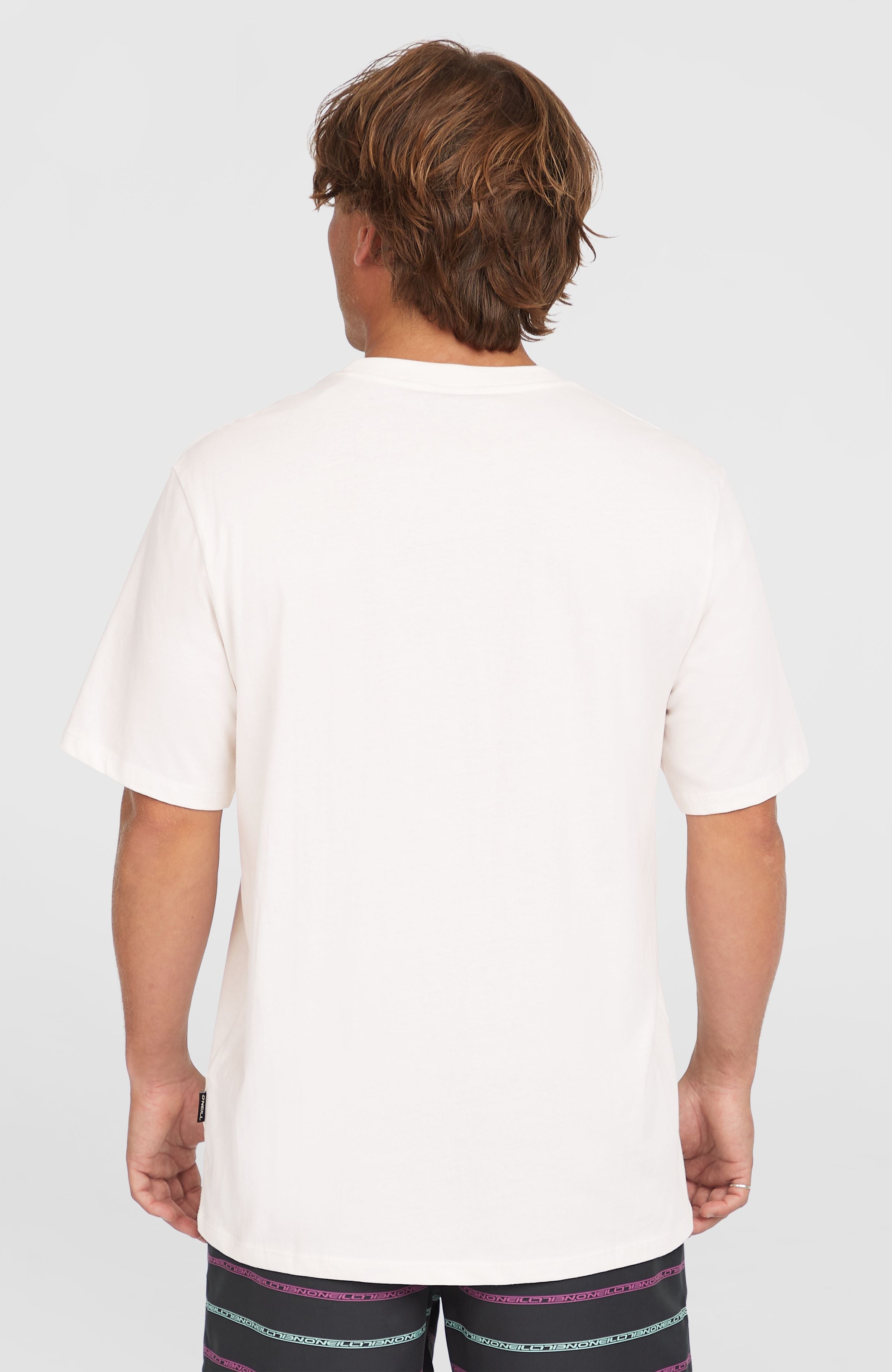 Chest Print T-Shirt Men - Snow White