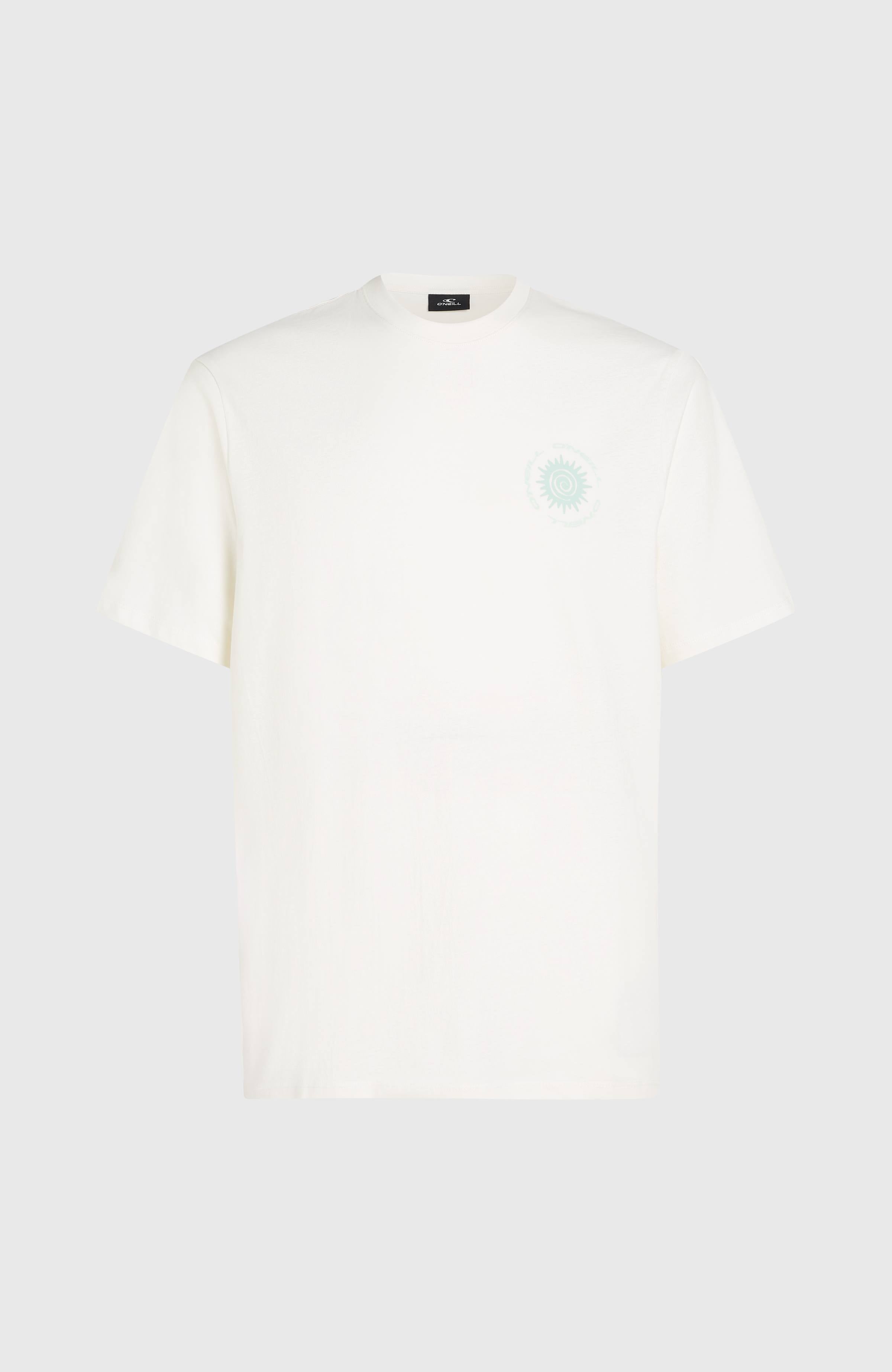 Chest Print T-Shirt Men - Snow White
