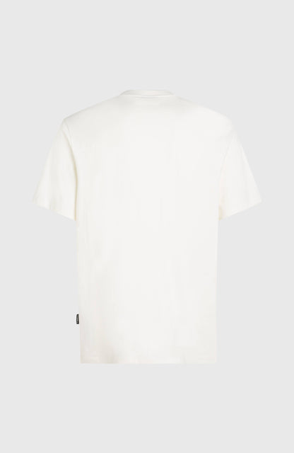 Chest Print T-Shirt Men - Snow White