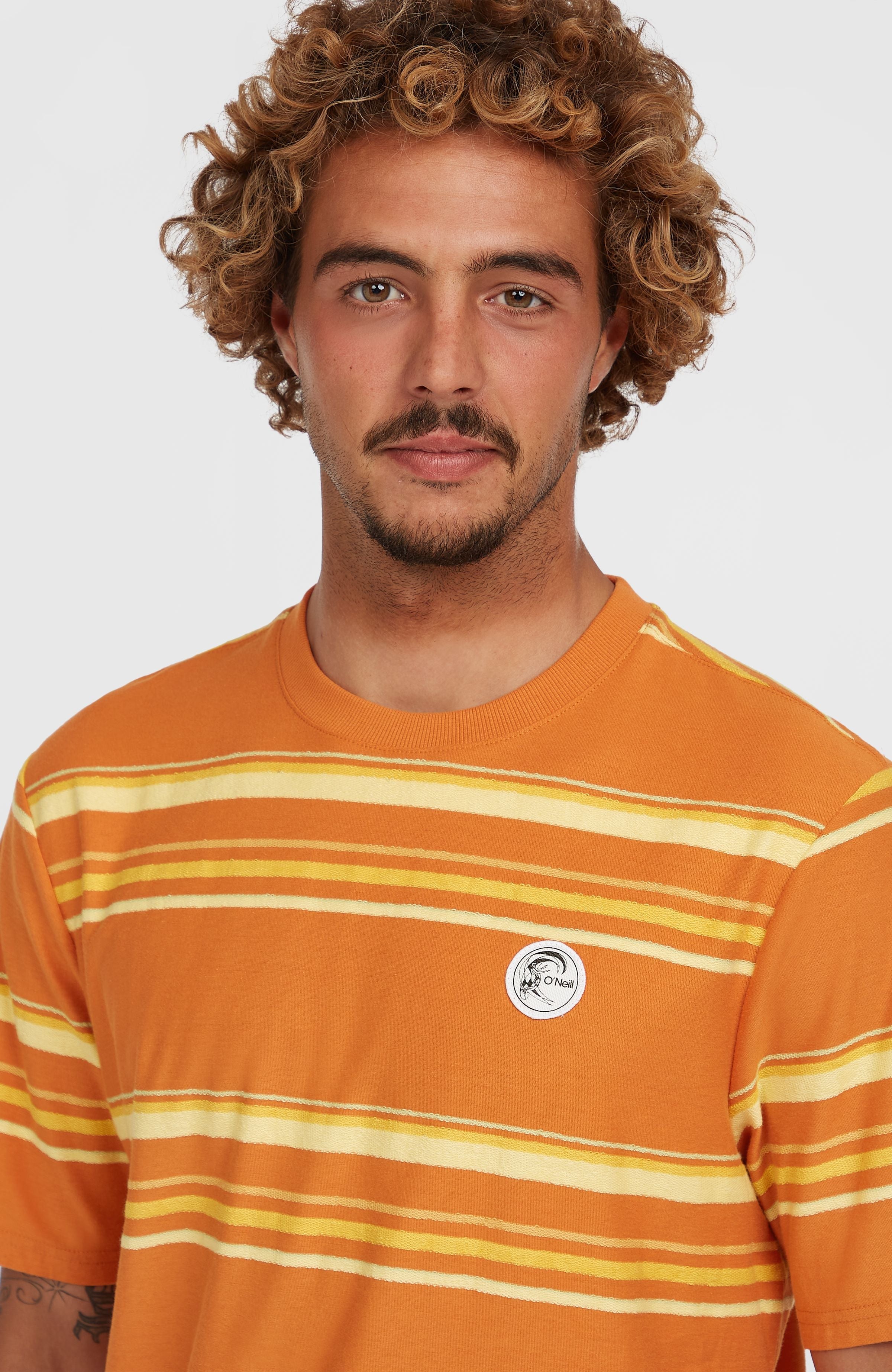 O'Riginals Stripe T-Shirt Men - Orange Originals Retro Stripe