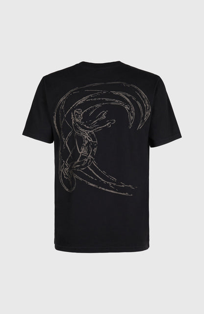 O'Riginals Back-Print T-Shirt Men - Black Out