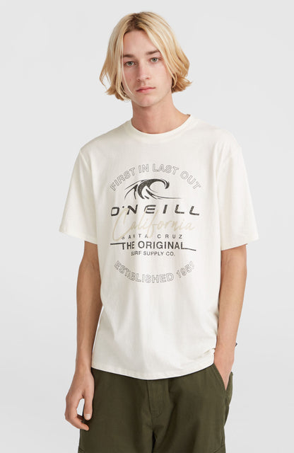 Cali Wave T-Shirt Men - Snow White