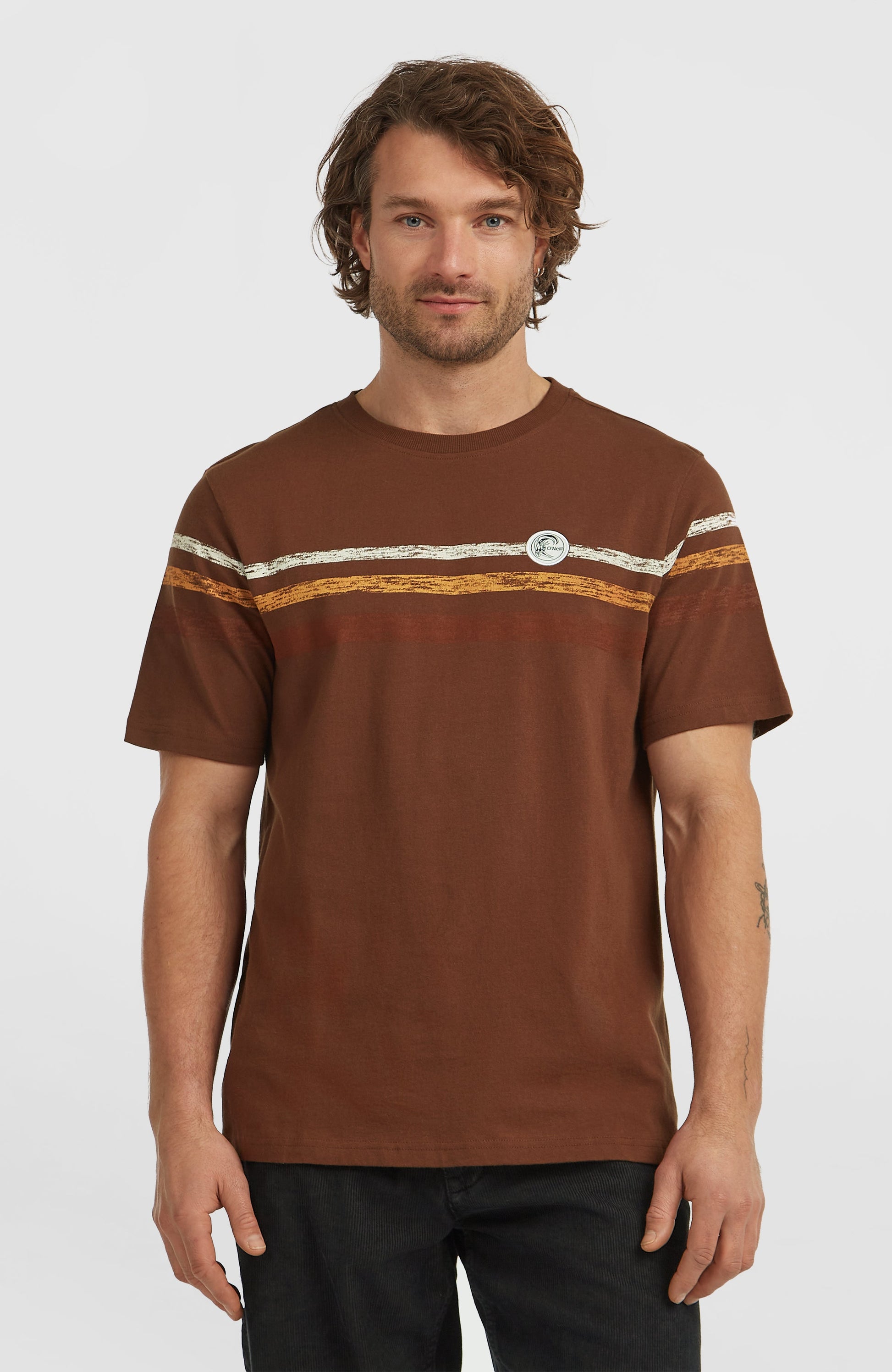 O'Riginals Stripe T-Shirt Men - Hazel Spice