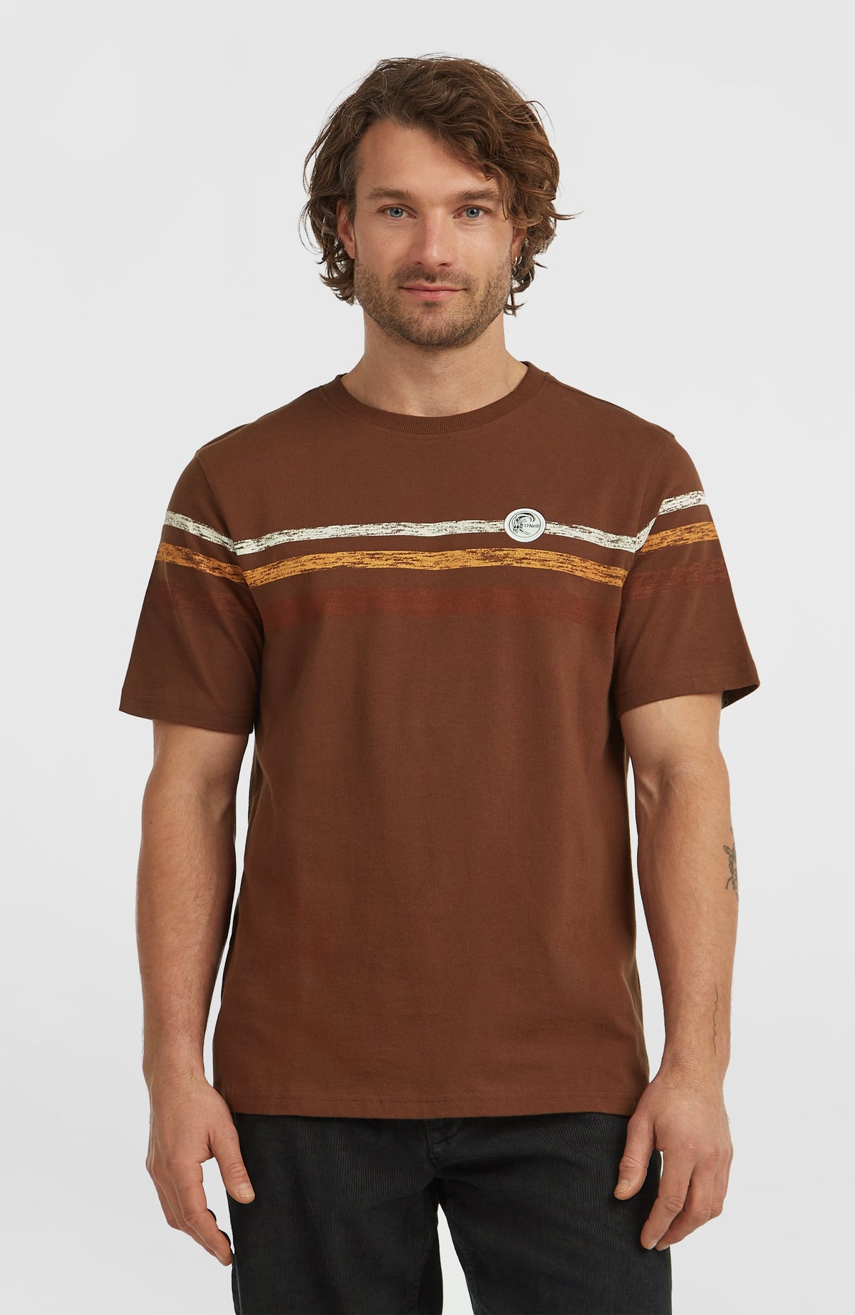 O'Riginals Stripe T-Shirt Men - Hazel Spice