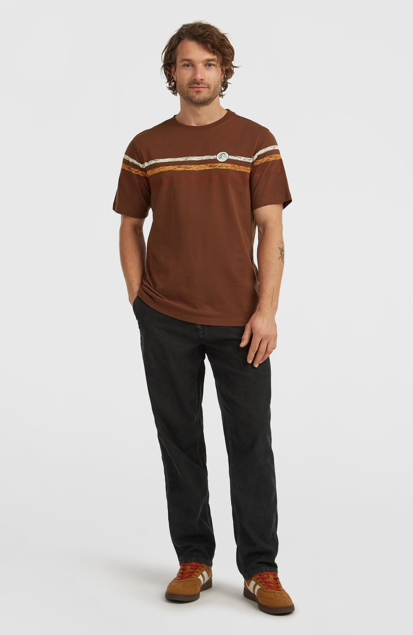 O'Riginals Stripe T-Shirt Men - Hazel Spice