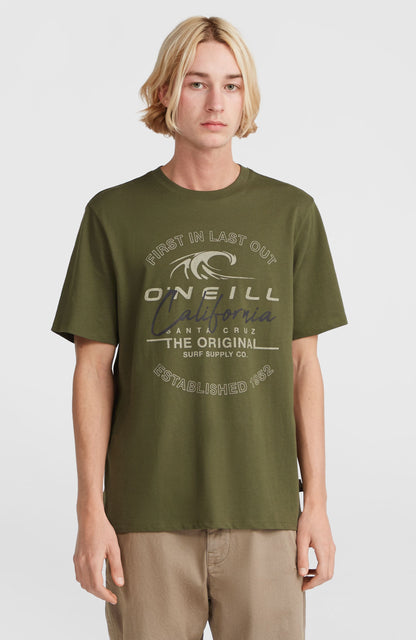 Cali Wave T-Shirt Men - Forest Night