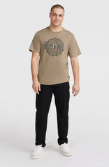 Ikat Graphic T-Shirt Men - Concrete