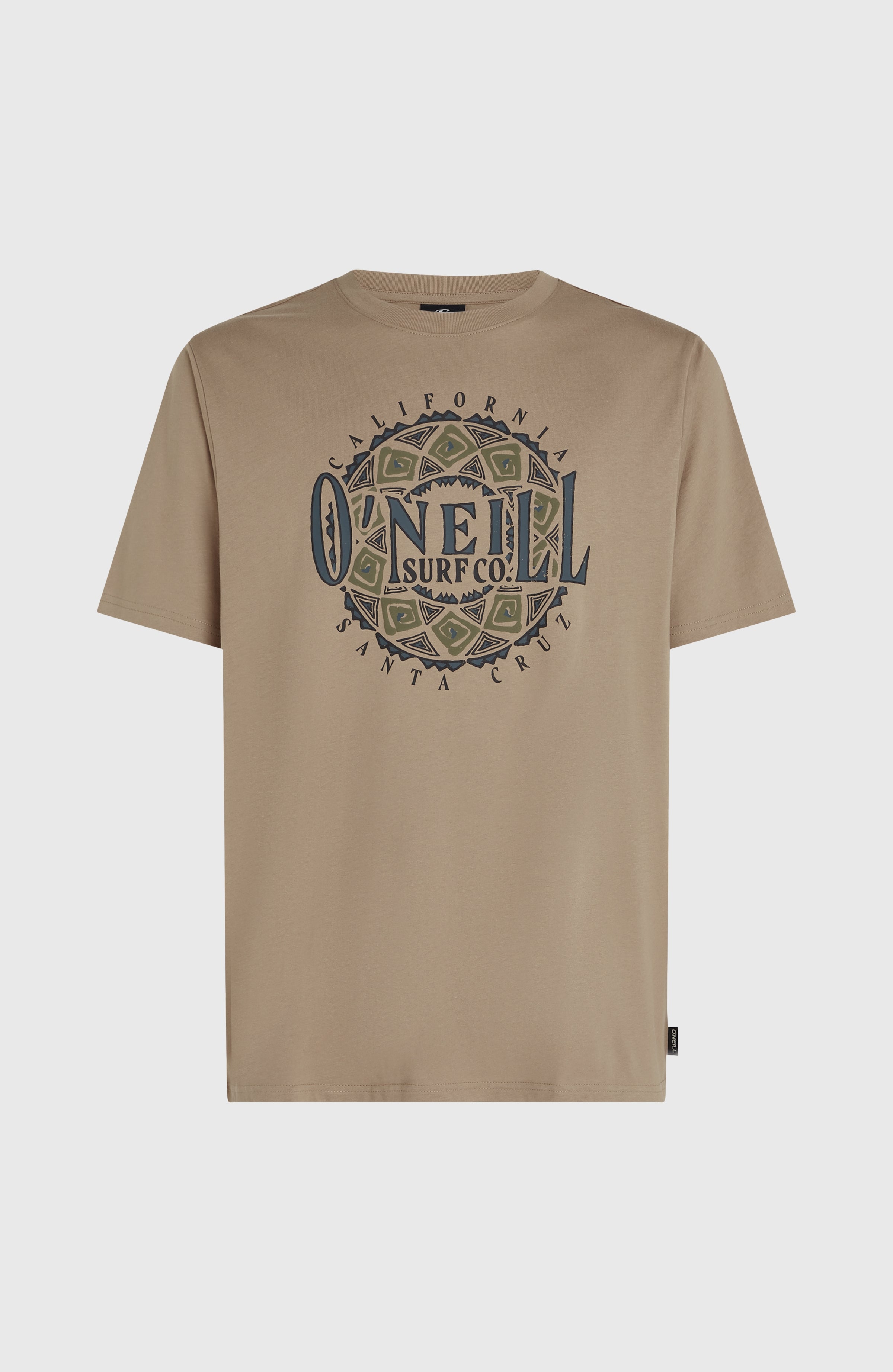 Ikat Graphic T-Shirt Men - Concrete