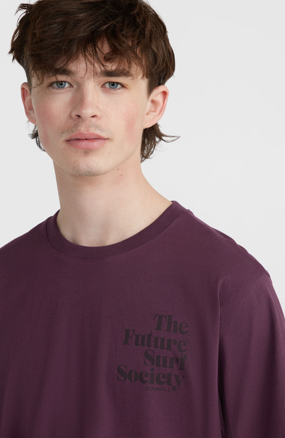 Future Surf Society T-Shirt Men - Aubergine