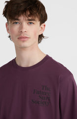 Future Surf Society T-Shirt Men - Aubergine
