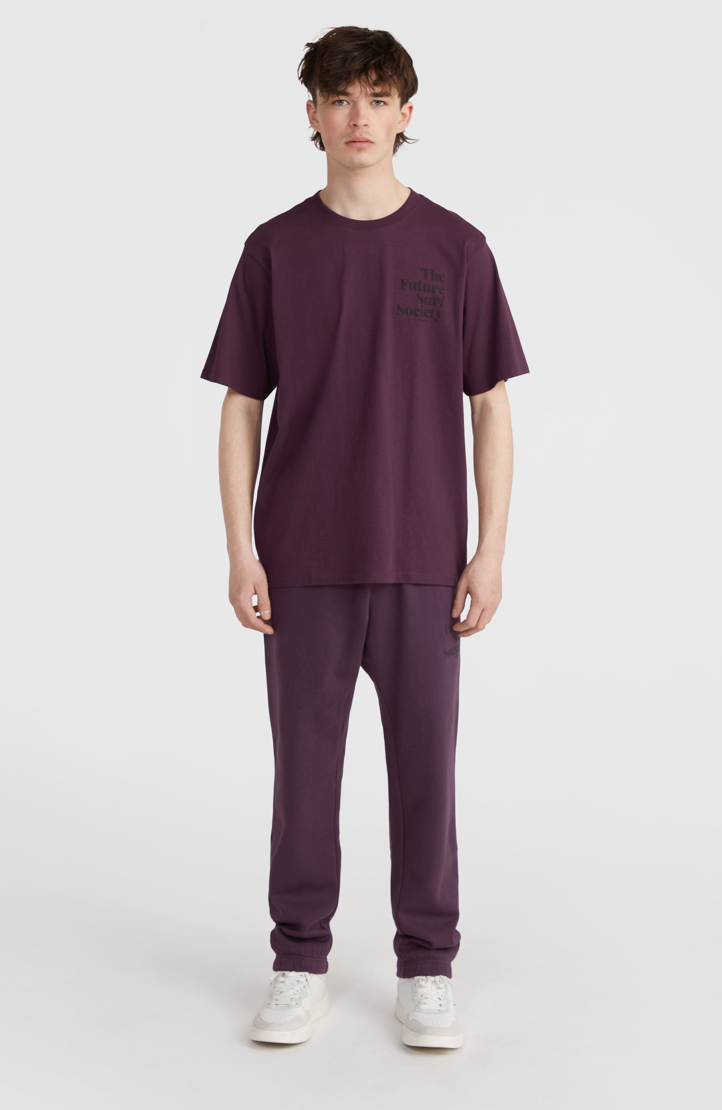 Future Surf Society T-Shirt Men - Aubergine