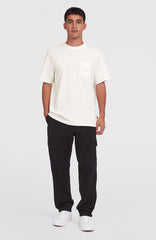 Slub Chest Pocket T-Shirt Men - Snow White
