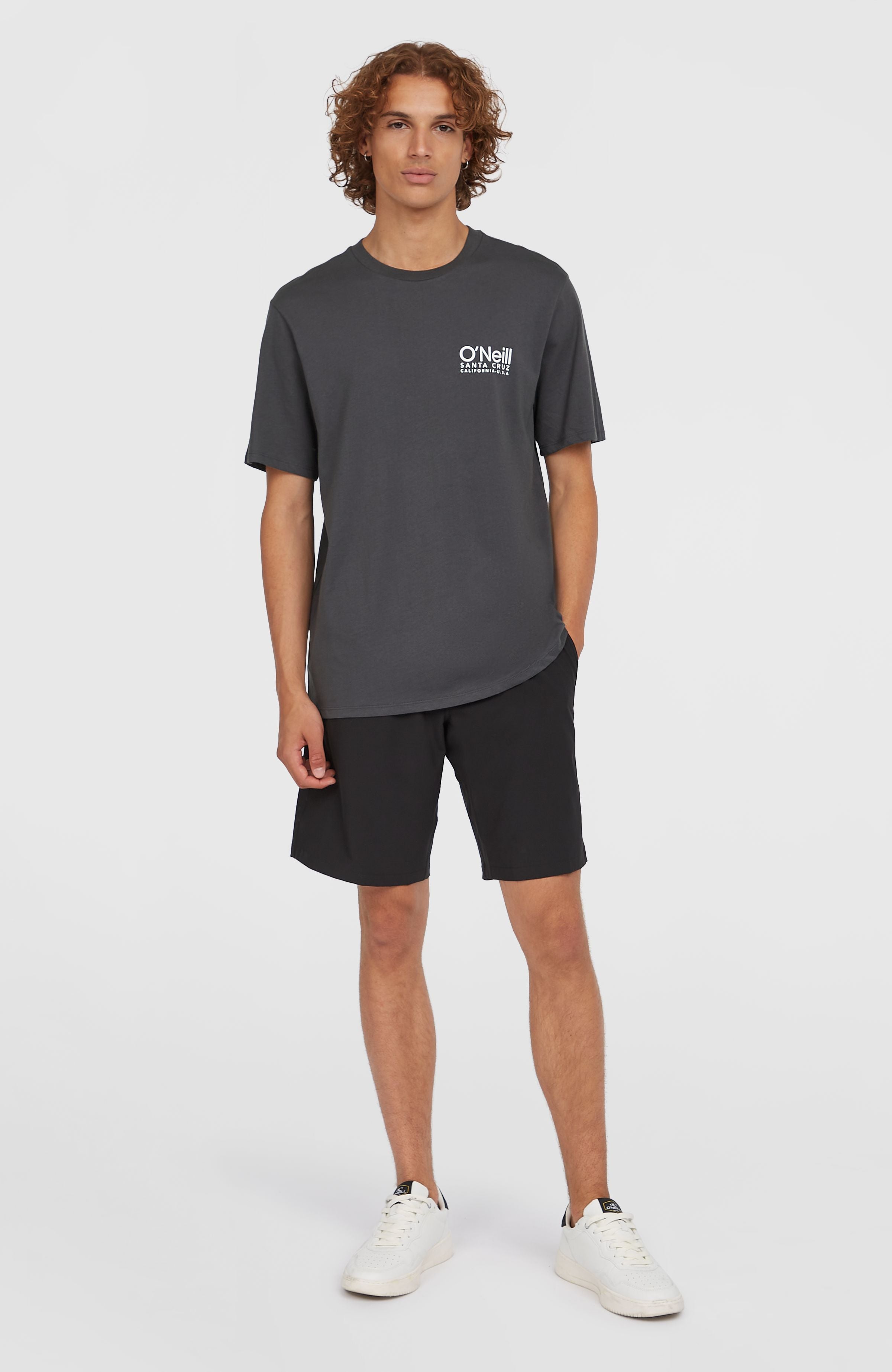 Original Cali Logo T-Shirt Men - Asphalt