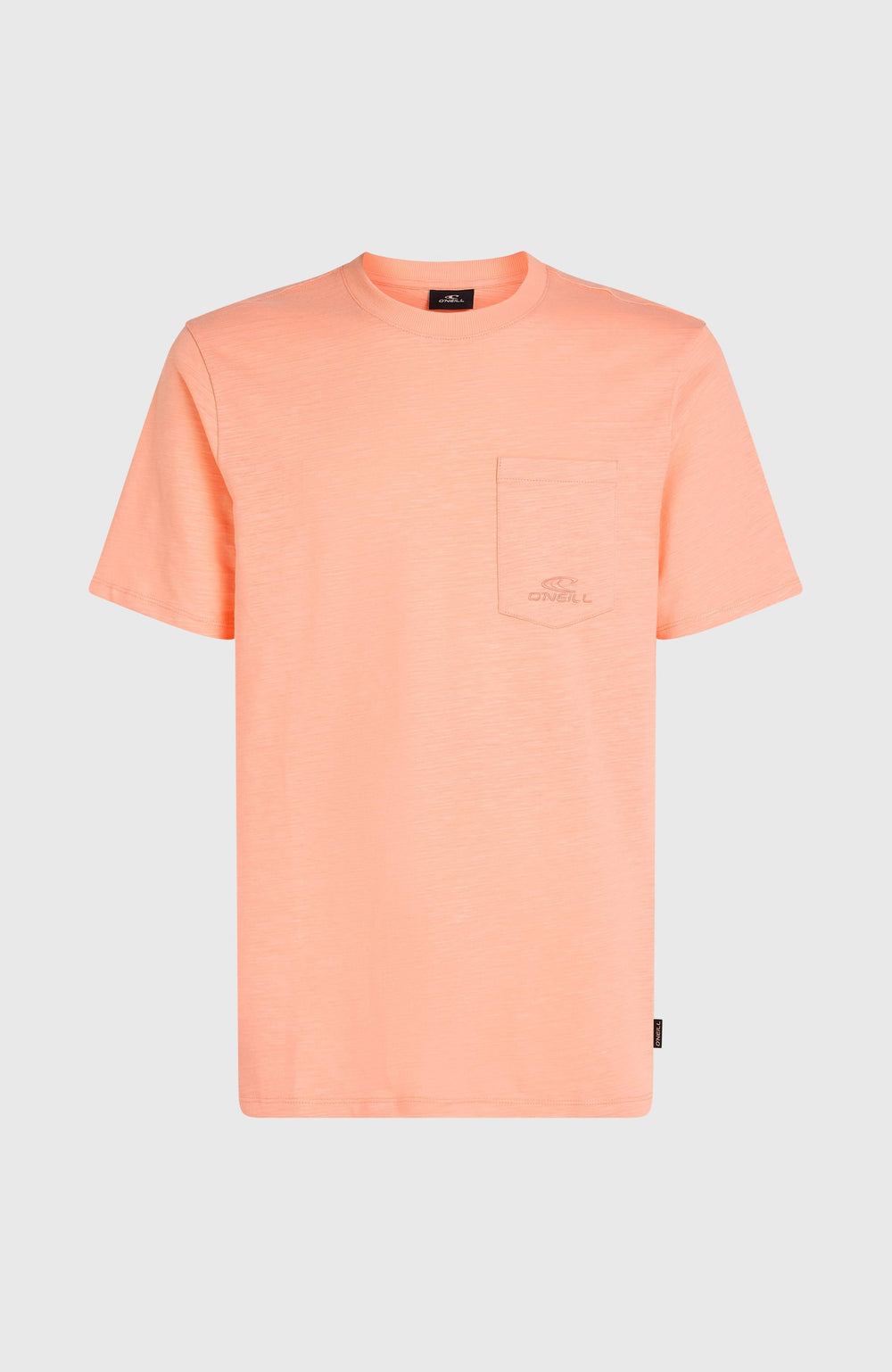 Slub Chest Pocket T-Shirt Men - Coral Pop