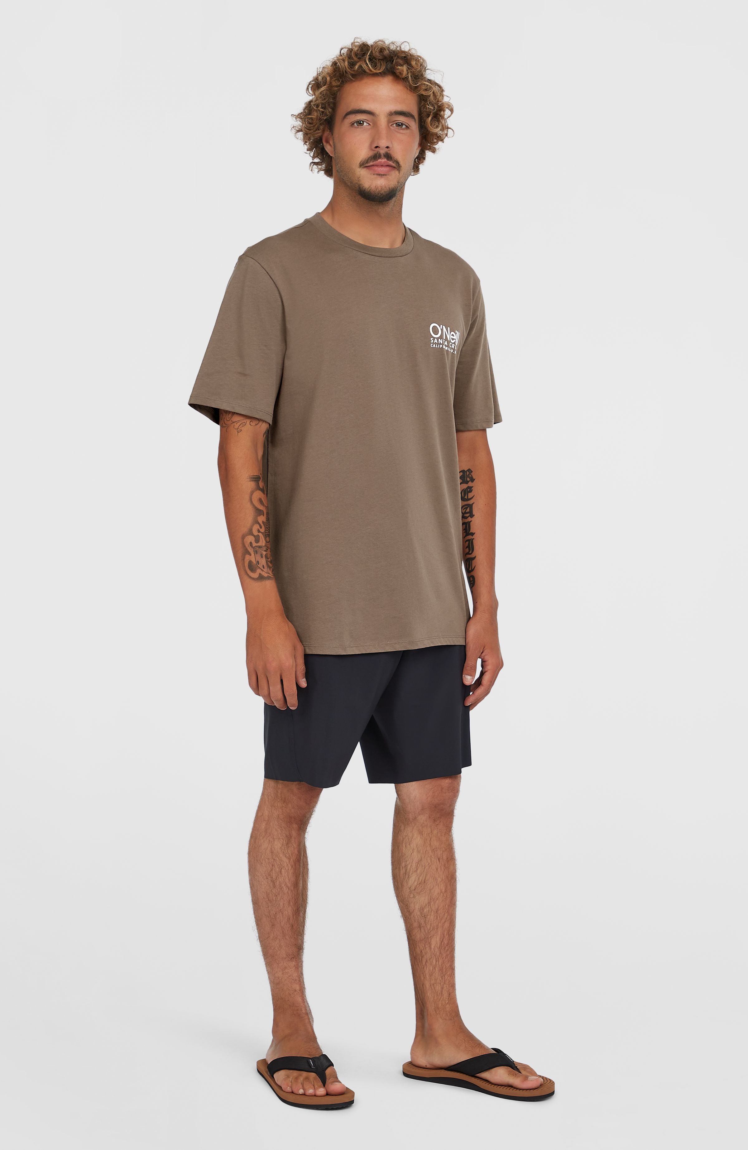 Original Cali Logo T-Shirt Men - Pure Cashmere