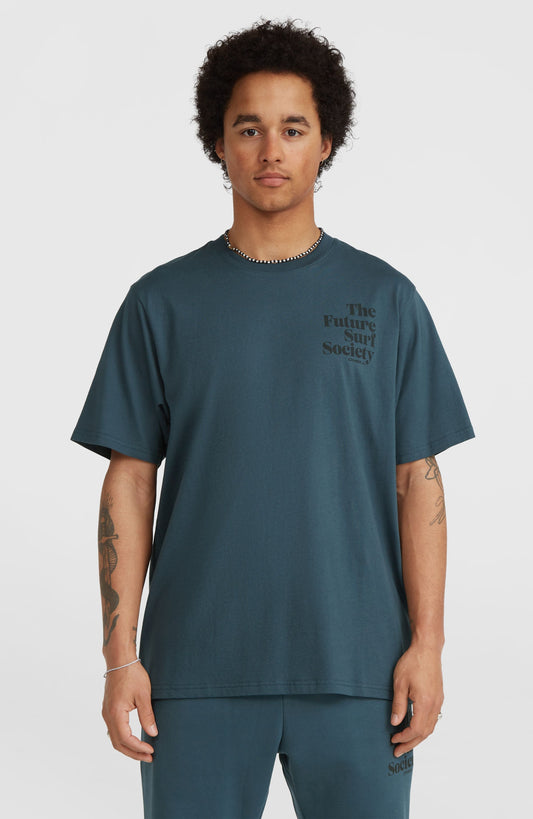 Future Surf Society T-Shirt Men - Alma Steel