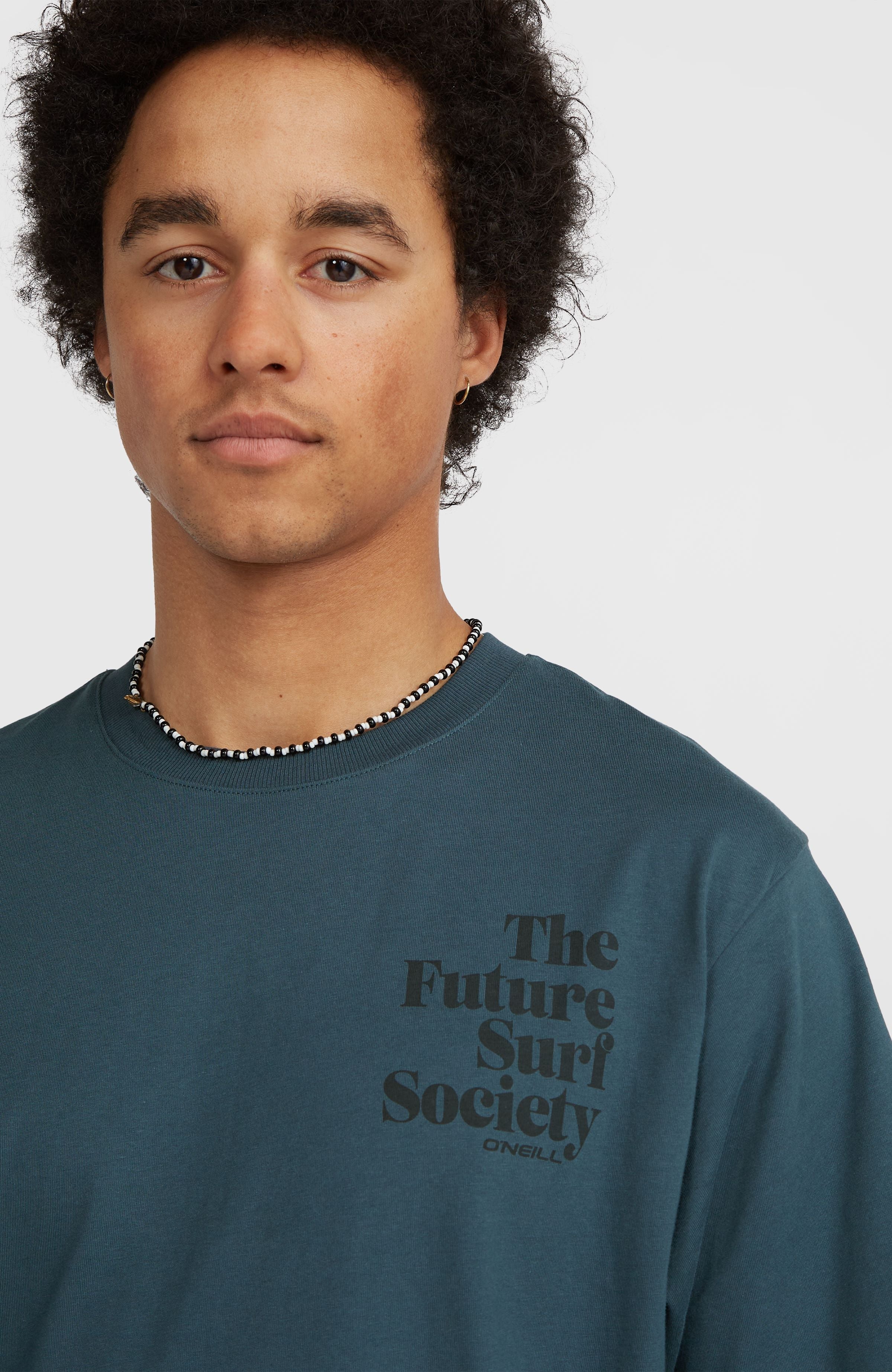 Future Surf Society T-Shirt Men - Alma Steel