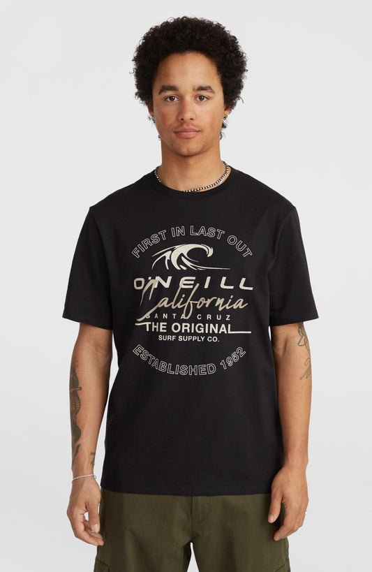 Cali Wave T-Shirt Men - Black Out