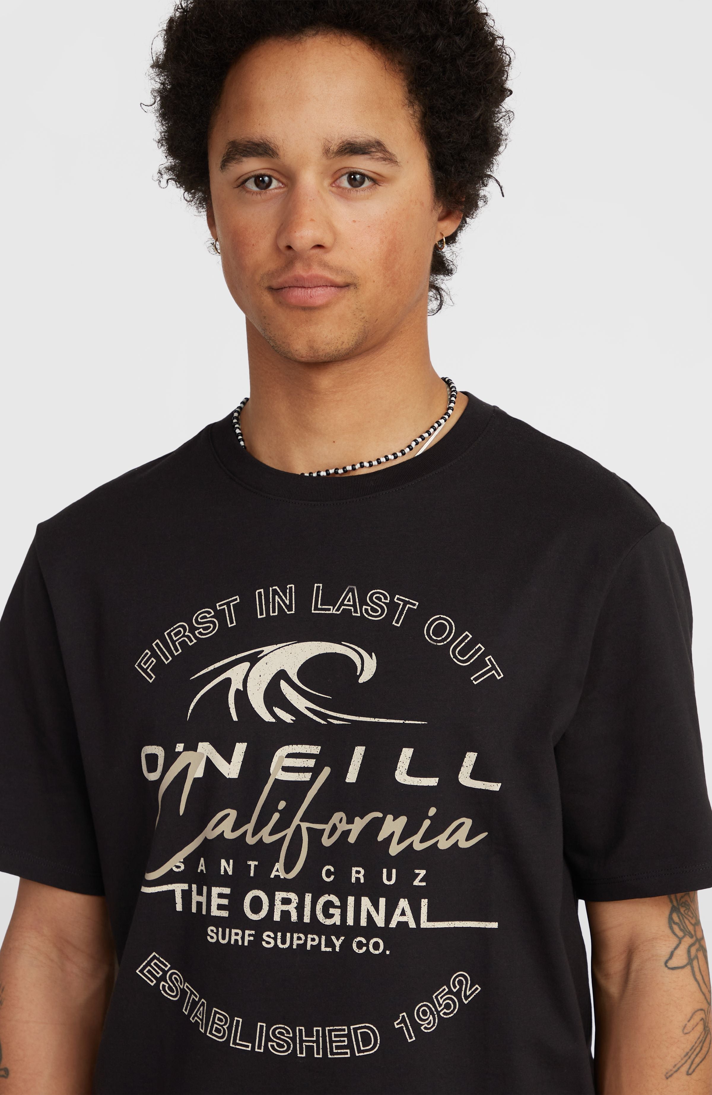 Cali Wave T-Shirt Men - Black Out