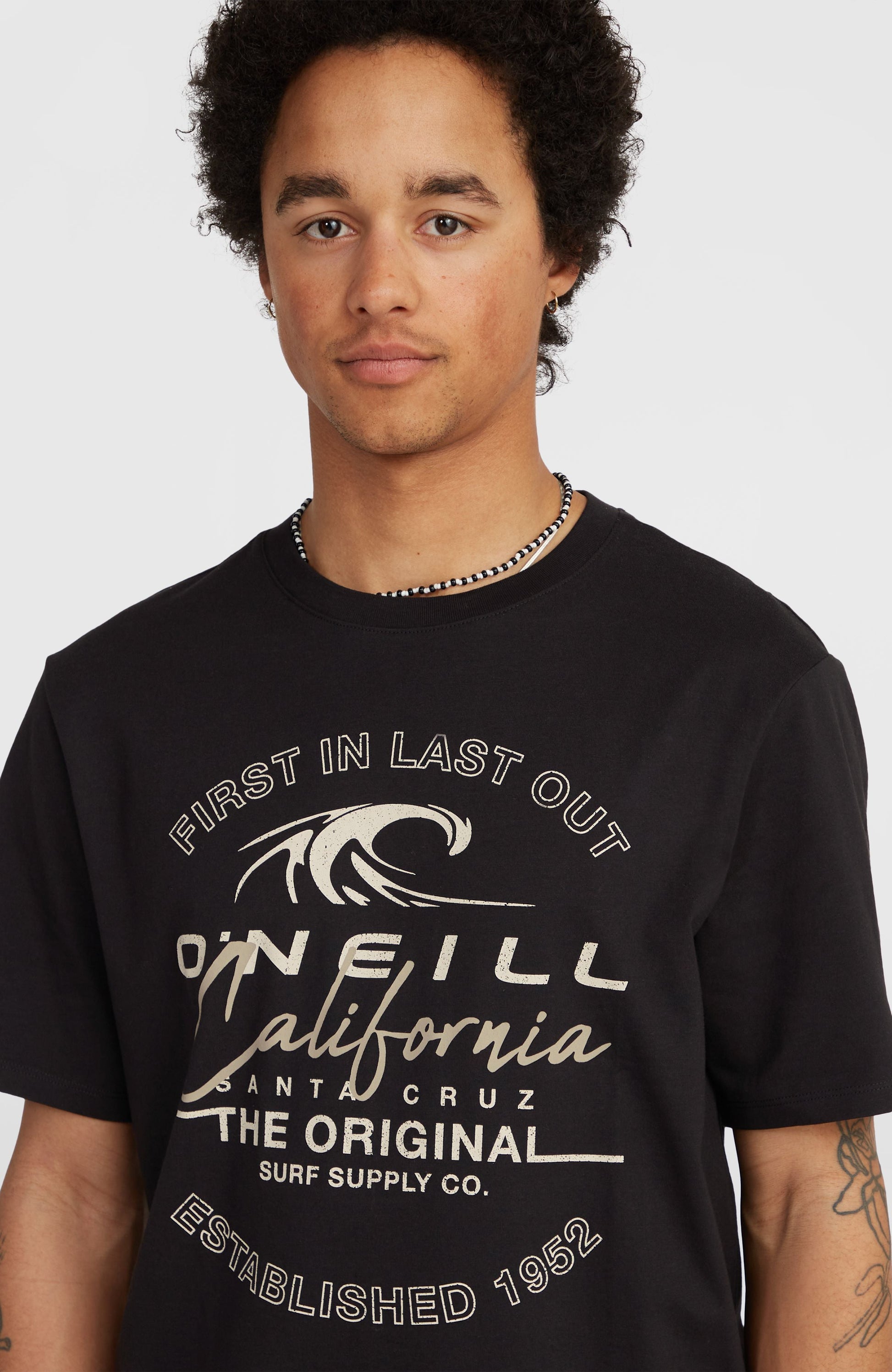 Cali Wave T-Shirt Men - Black Out