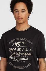 Cali Wave T-Shirt Men - Black Out