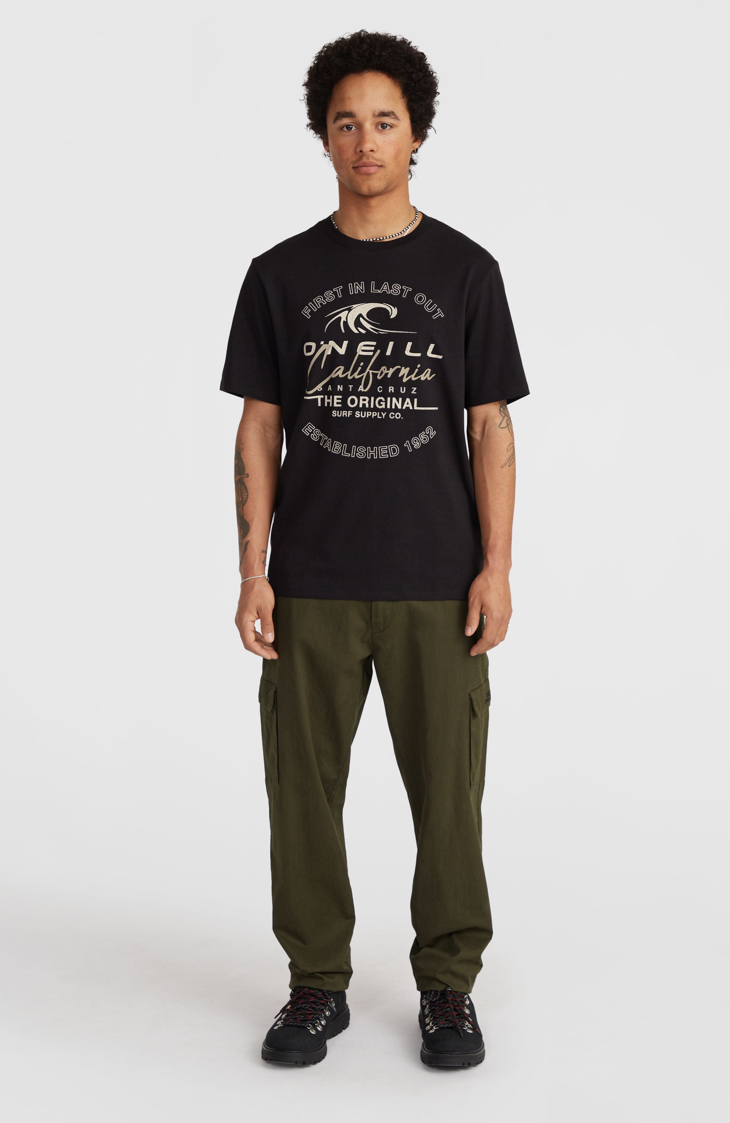 Cali Wave T-Shirt Men - Black Out