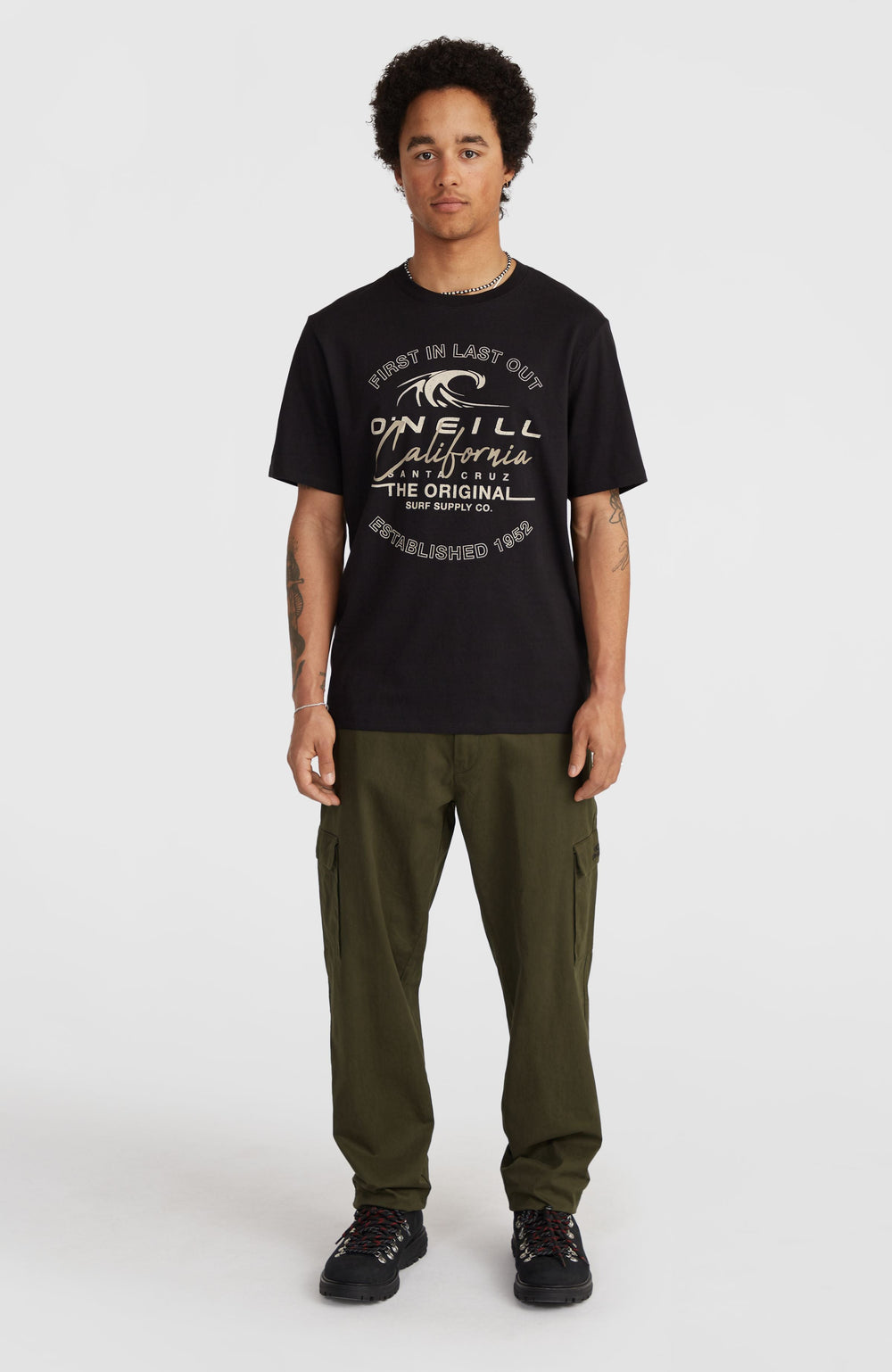 Cali Wave T-Shirt Men - Black Out