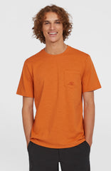 Slub Chest Pocket T-Shirt Men - Cinnamon Stick