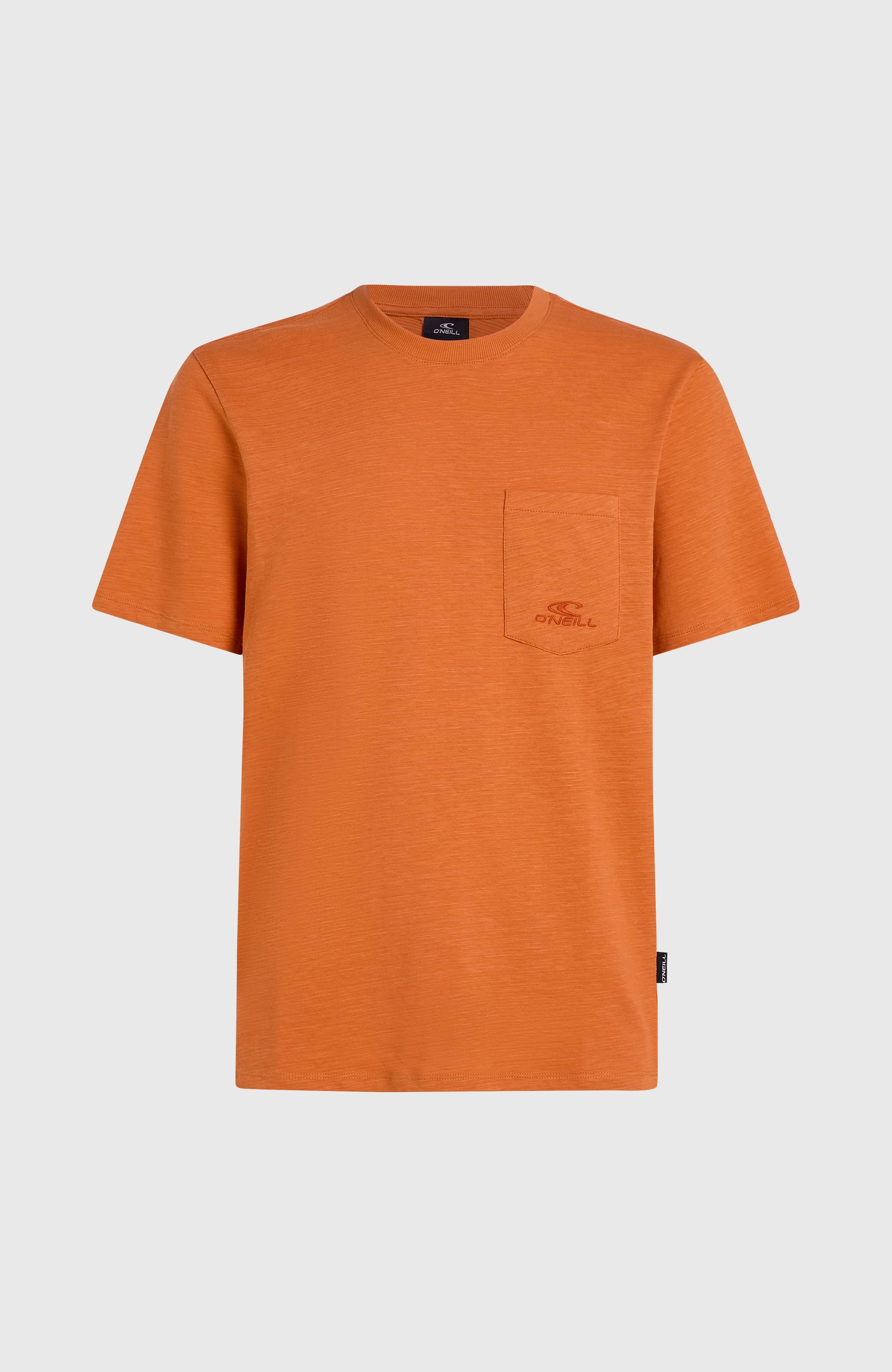 Slub Chest Pocket T-Shirt Men - Cinnamon Stick
