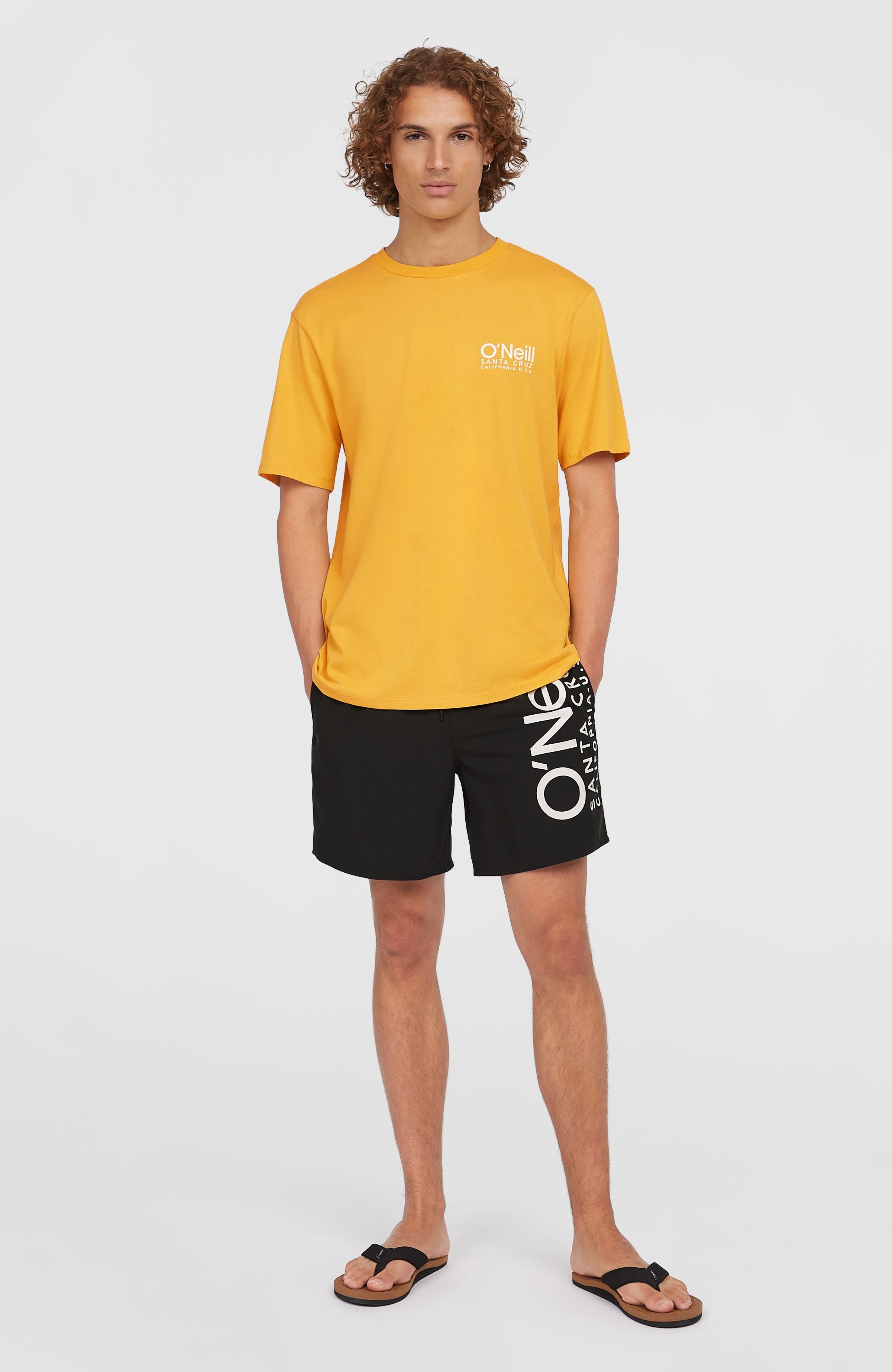 Original Cali Logo T-Shirt Men - Golden Haze