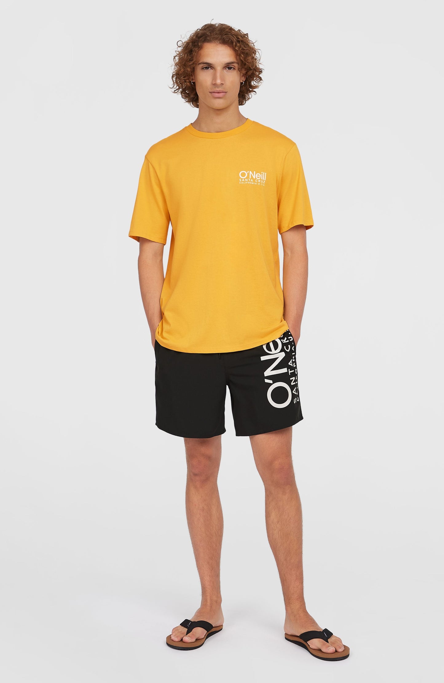 Original Cali Logo T-Shirt Men - Golden Haze