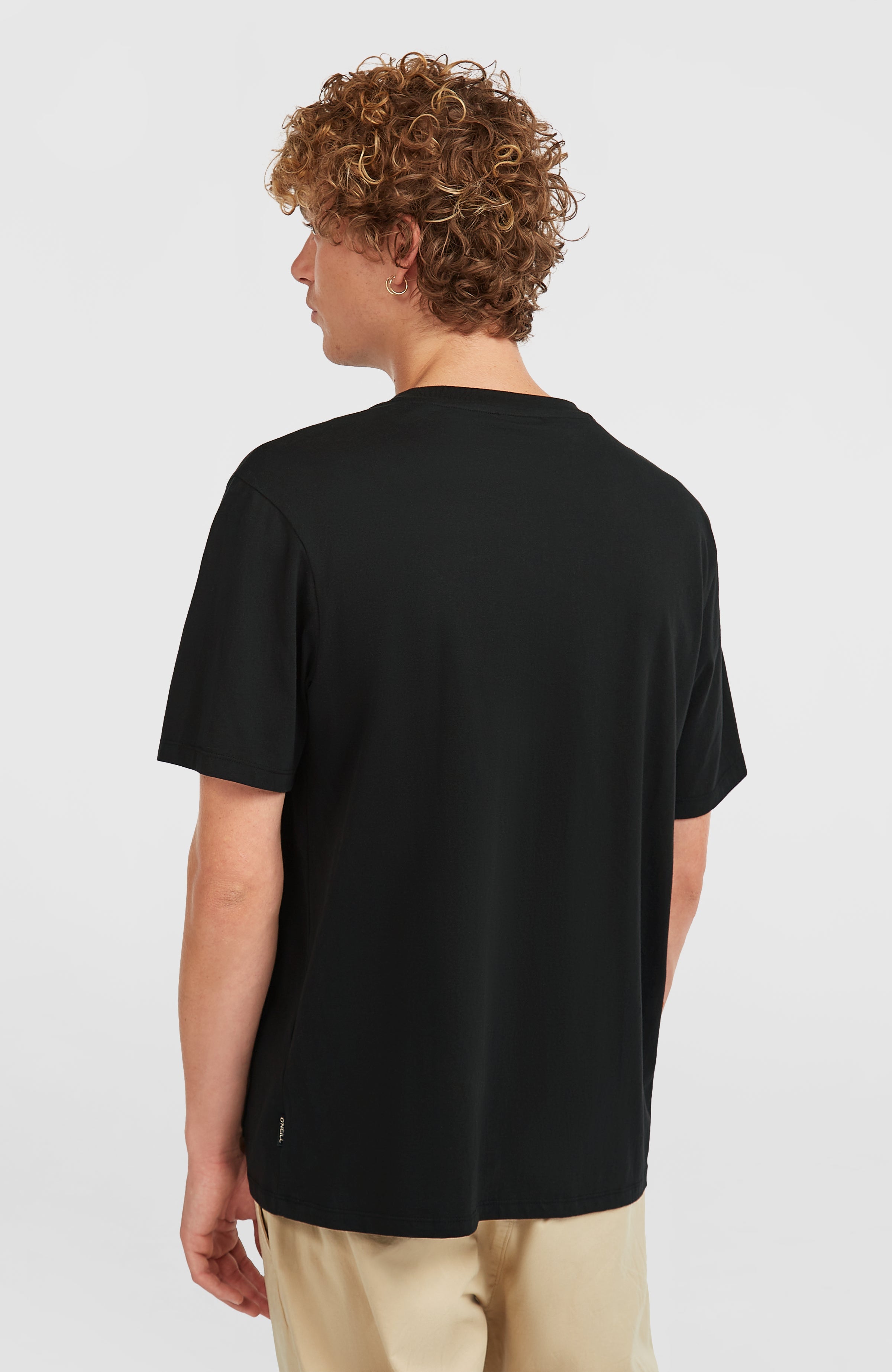 Chest-Print T-Shirt Men - Black Out