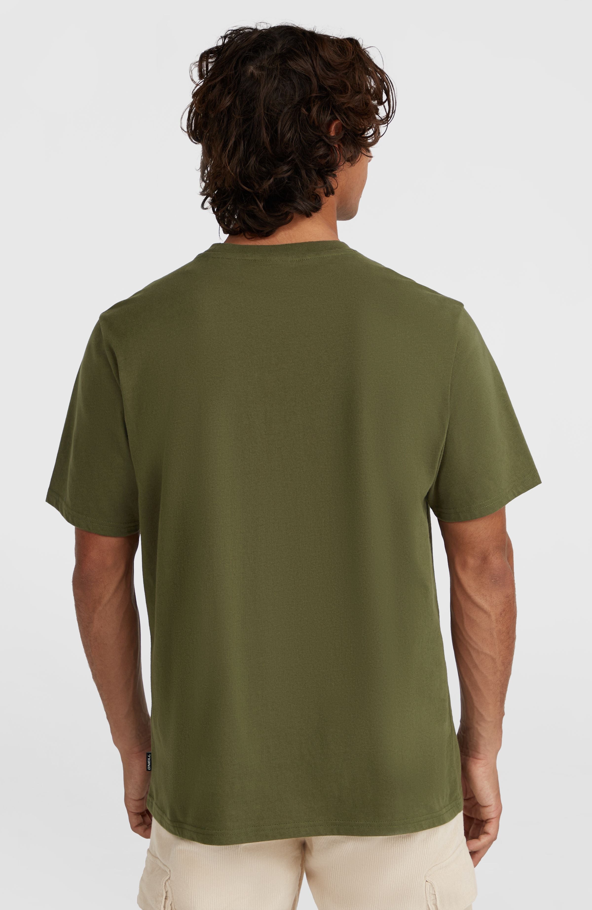 Ikat Stripe T-Shirt Men - Forest Night