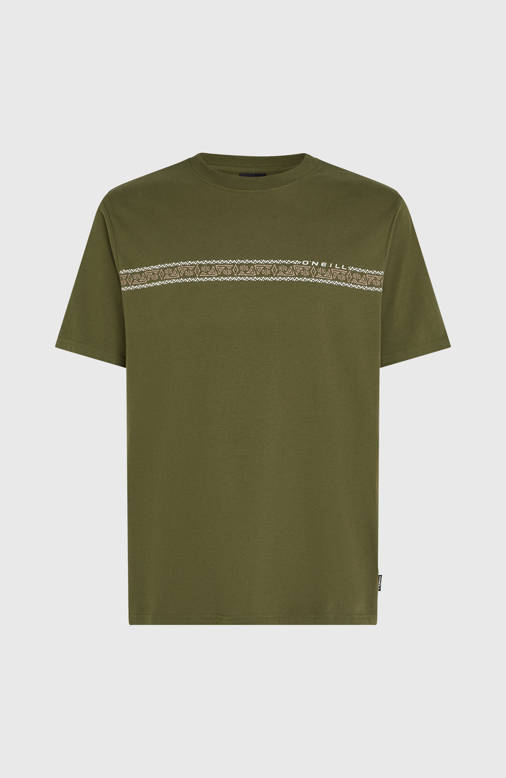 Ikat Stripe T-Shirt Men - Forest Night