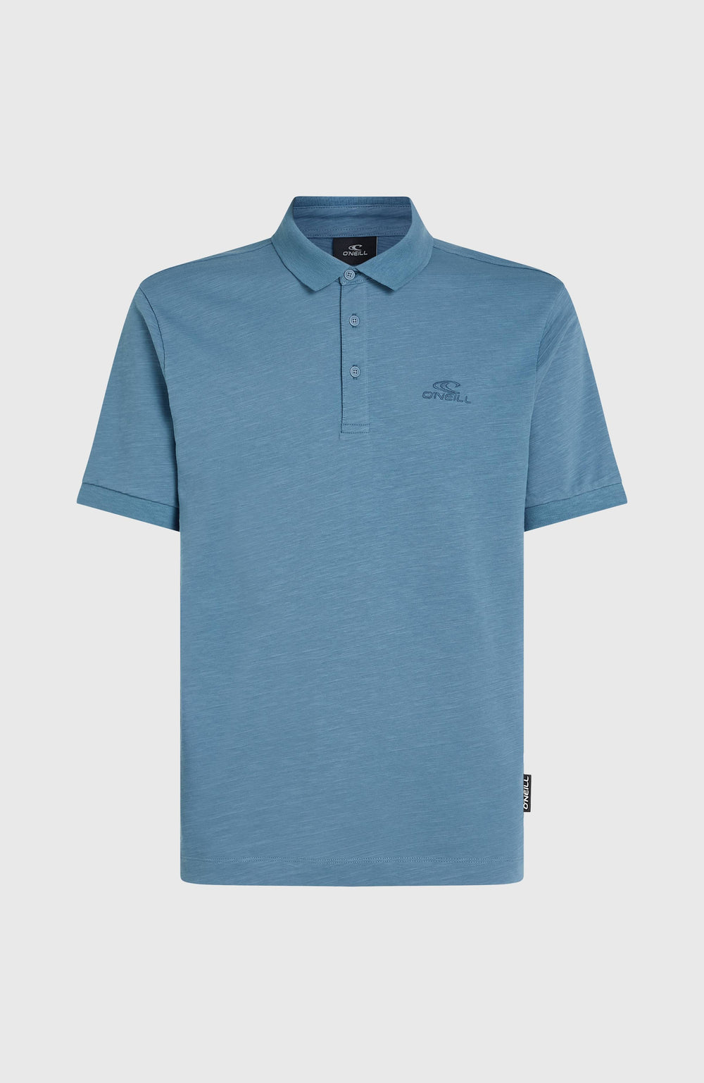 Slub Small Logo Polo Men - Copen Blue