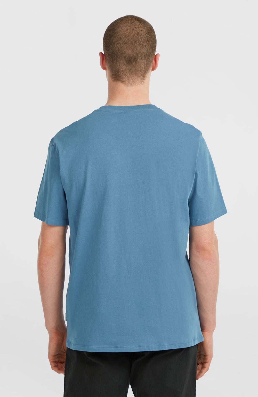 Chest-Print T-Shirt Men - Mozart Blue