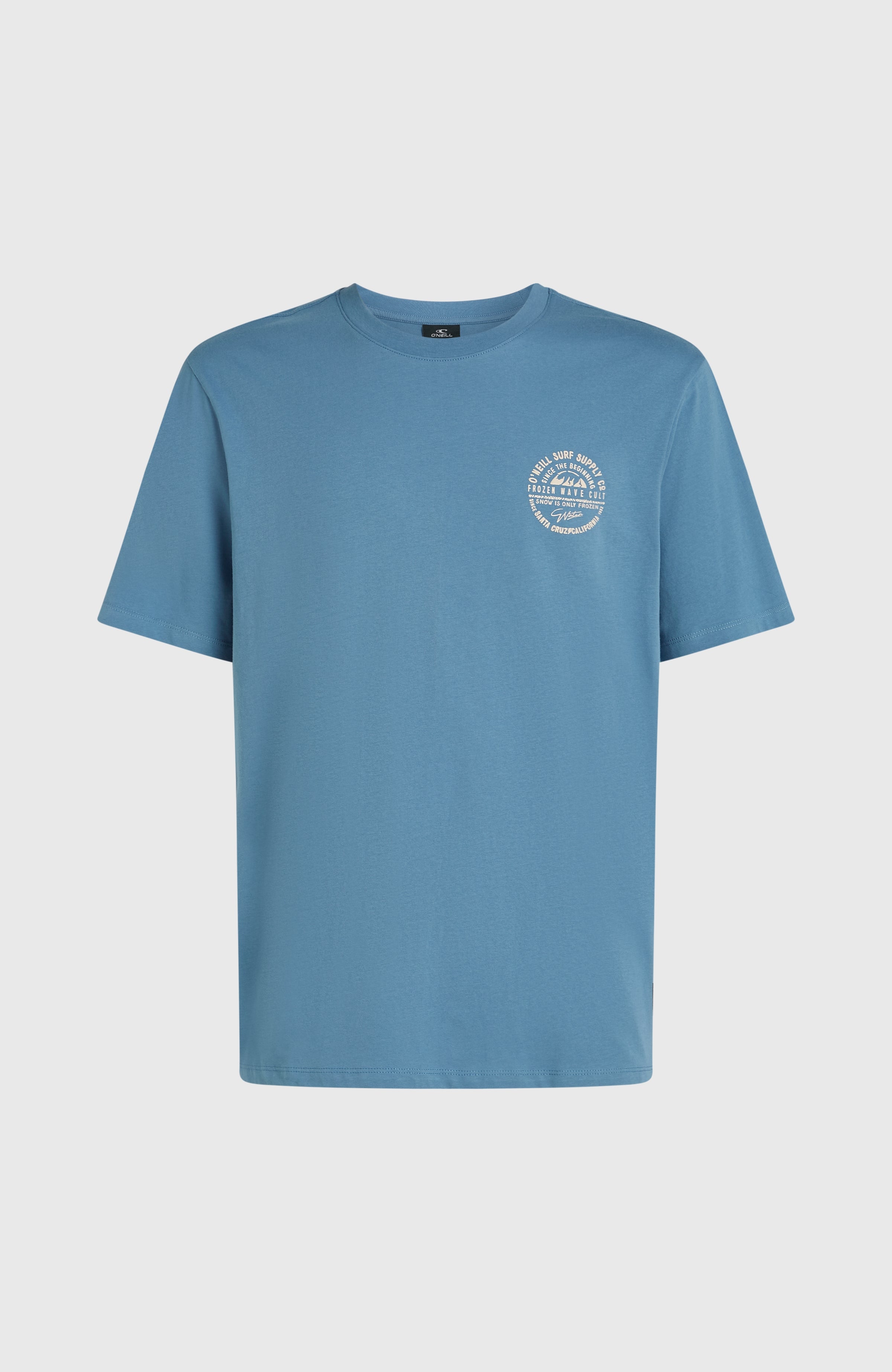 Chest-Print T-Shirt Men - Mozart Blue